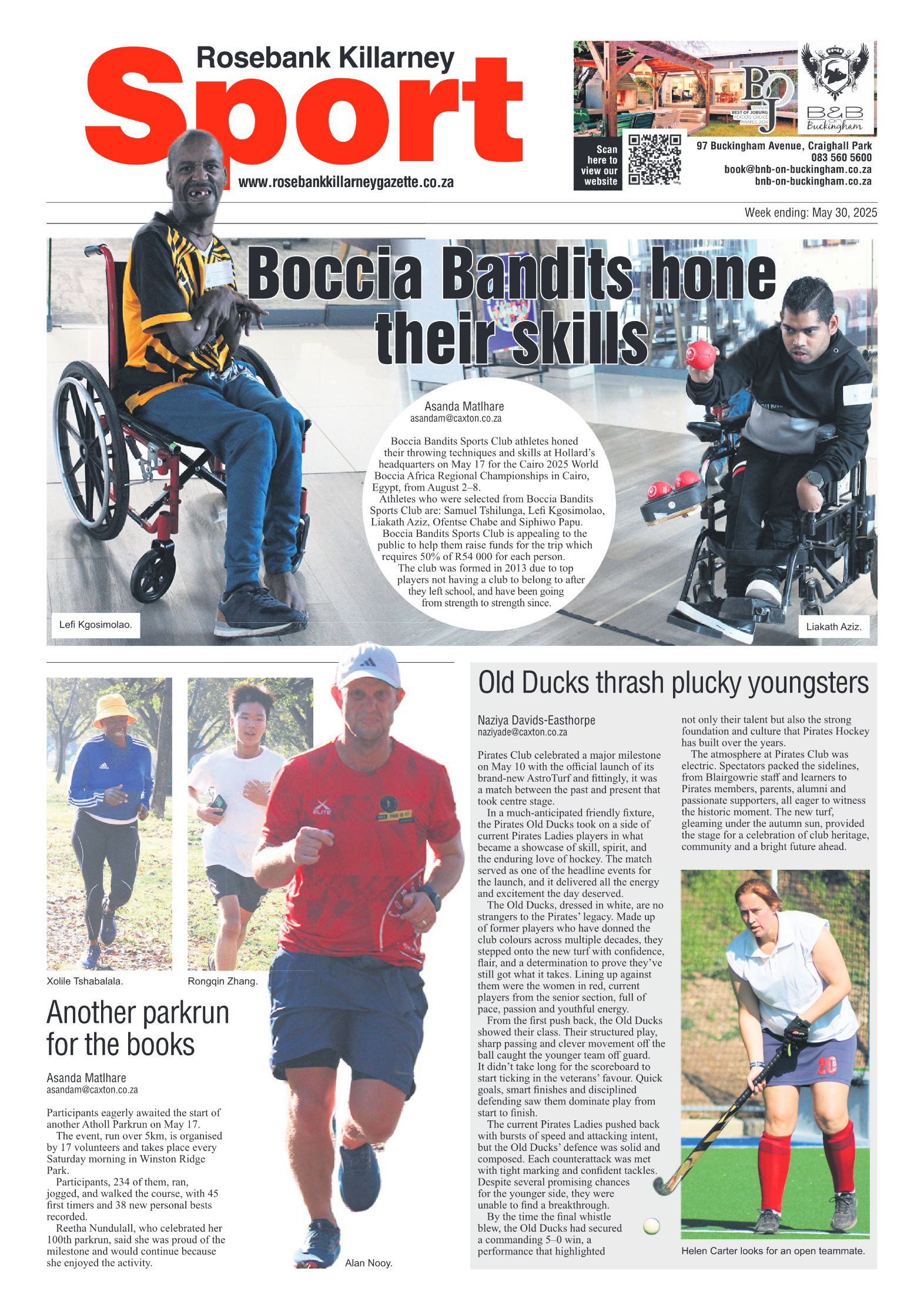 Rosebank Killarney Gazette 30 May 2025 page 8