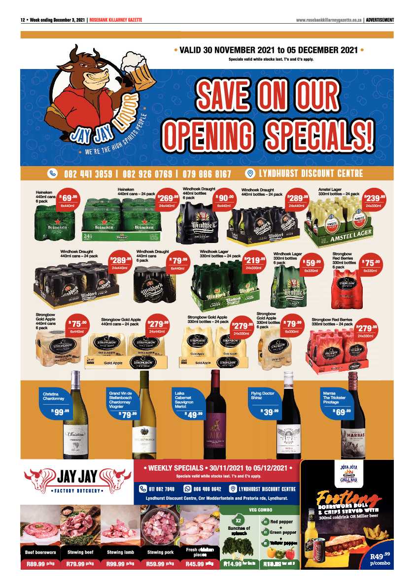 Rosebank Killarney Gazette 03 December 2021 page 12