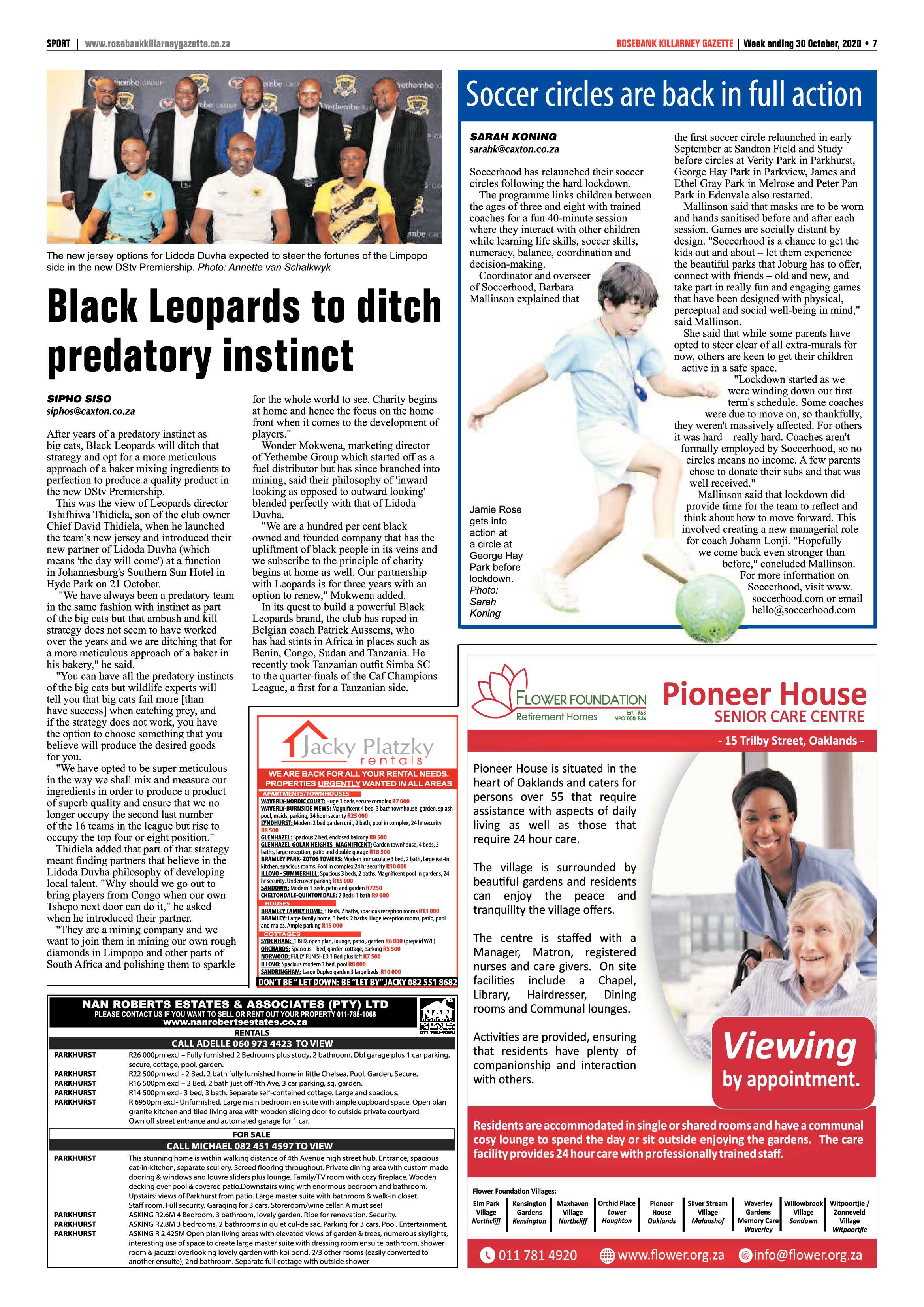 Rosebank Killarney Gazette 30 October 2020 page 7