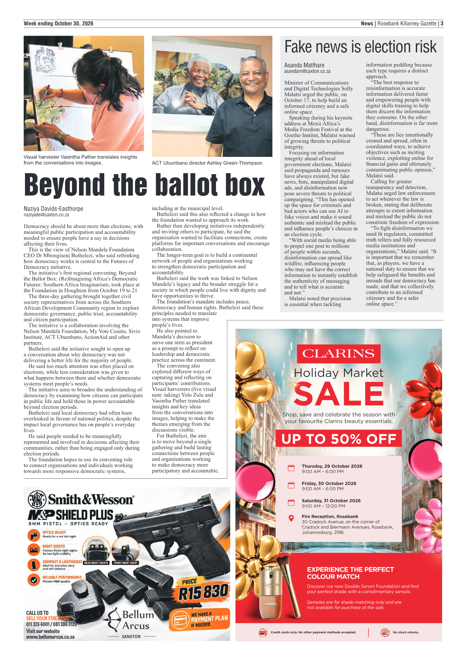 Rosebank Killarney Gazette 30 October 2026 page 3