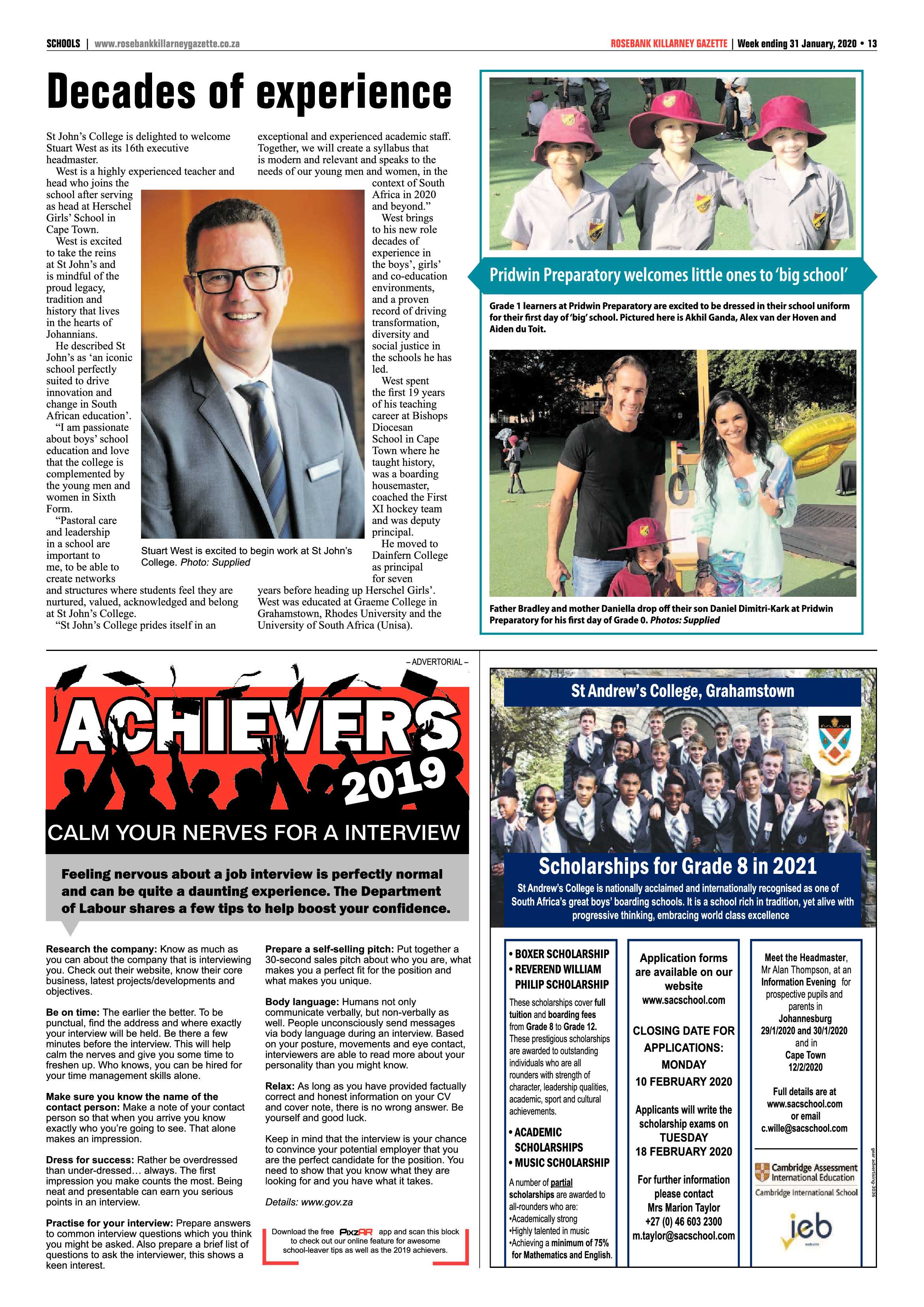 Rosebank Killarney Gazette 31 January 2020 page 13