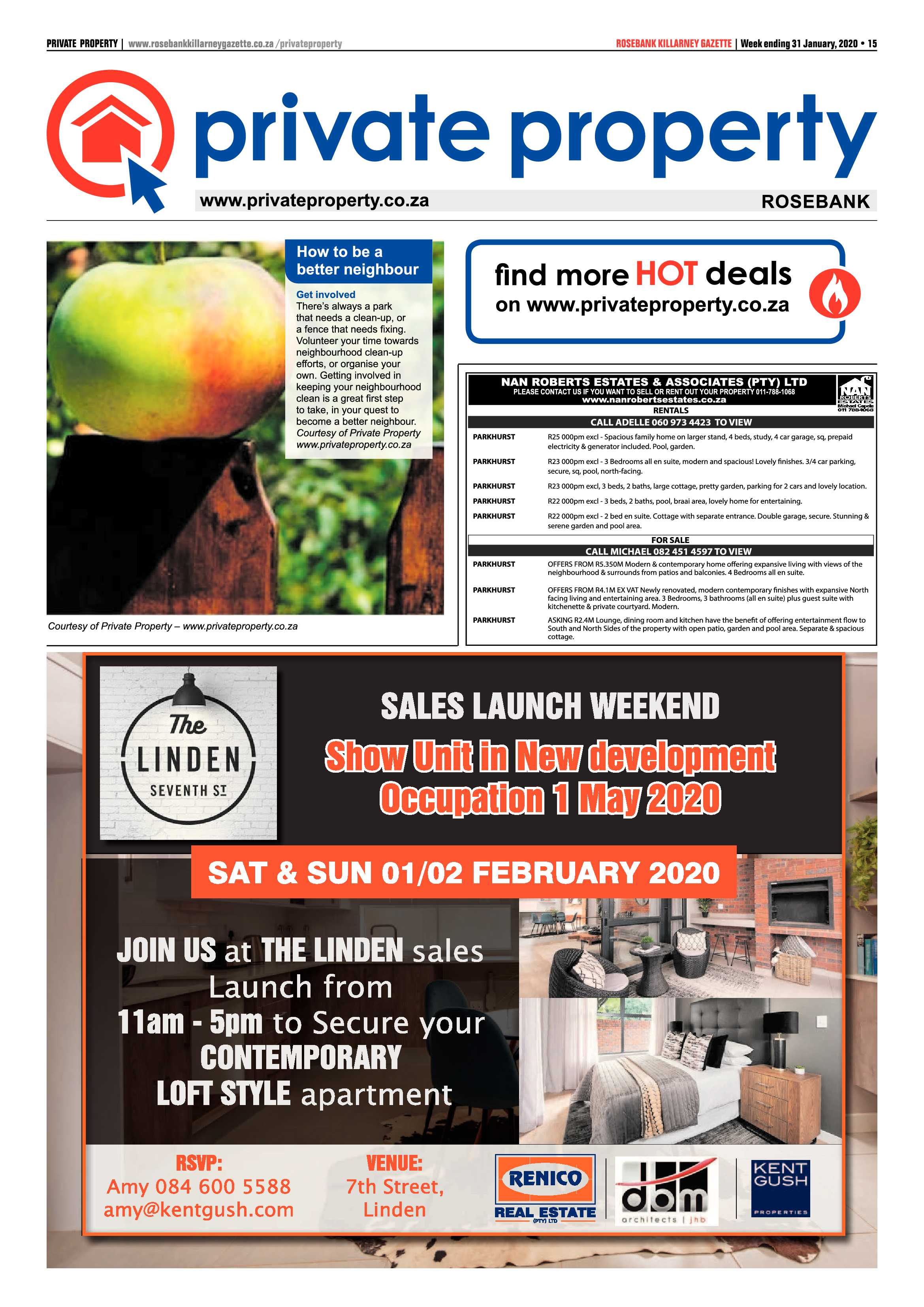Rosebank Killarney Gazette 31 January 2020 page 15