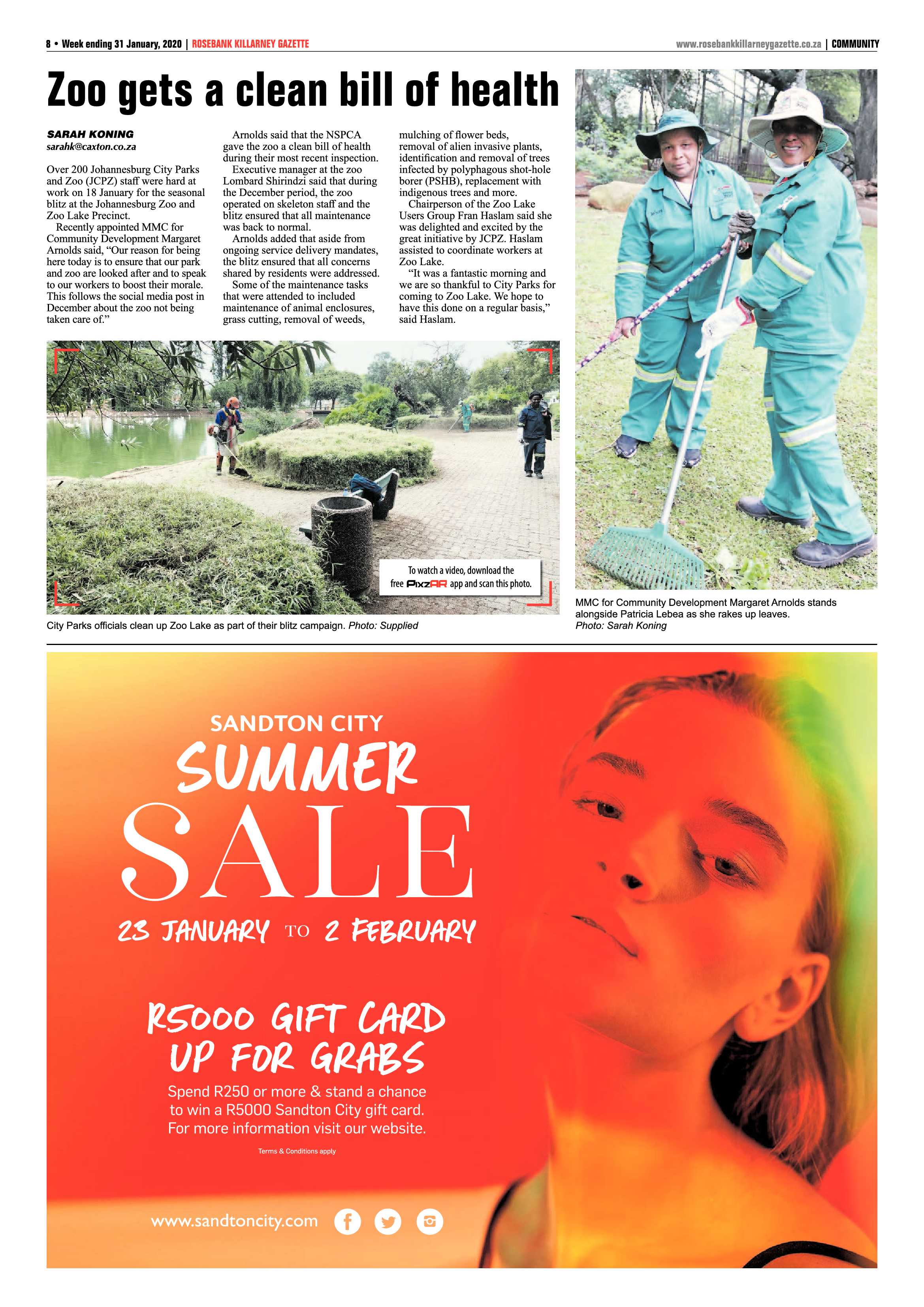 Rosebank Killarney Gazette 31 January 2020 page 8
