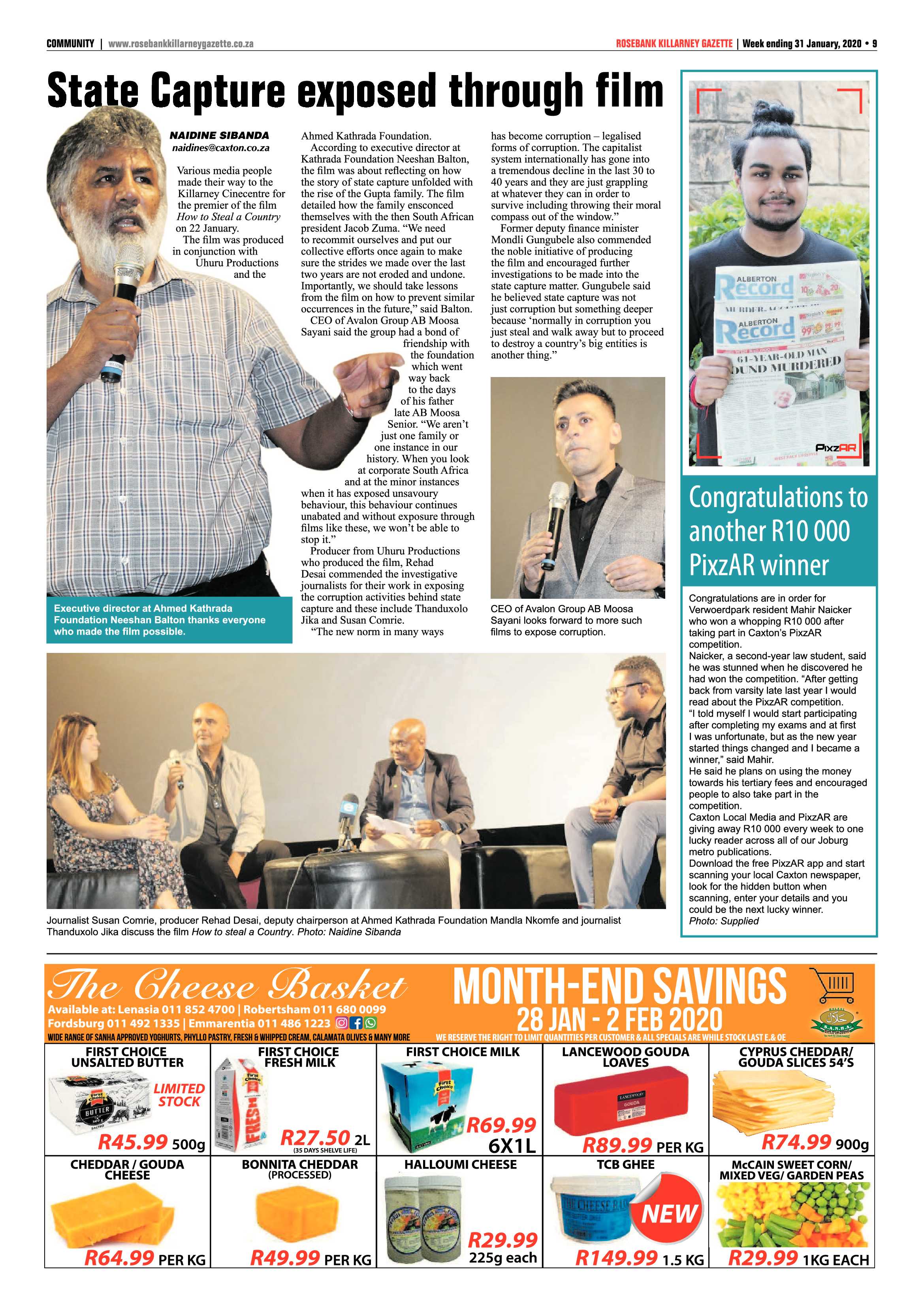 Rosebank Killarney Gazette 31 January 2020 page 9