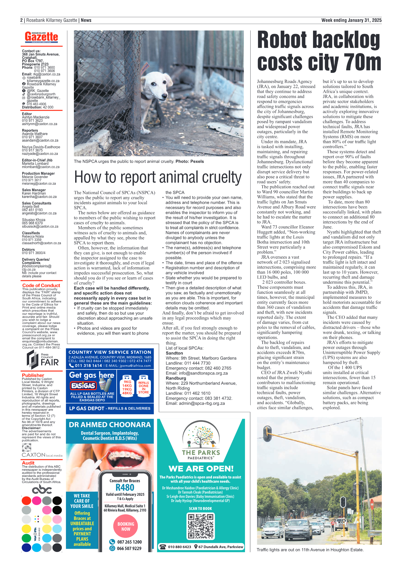 Rosebank Killarney Gazette 31 January 2025 page 2