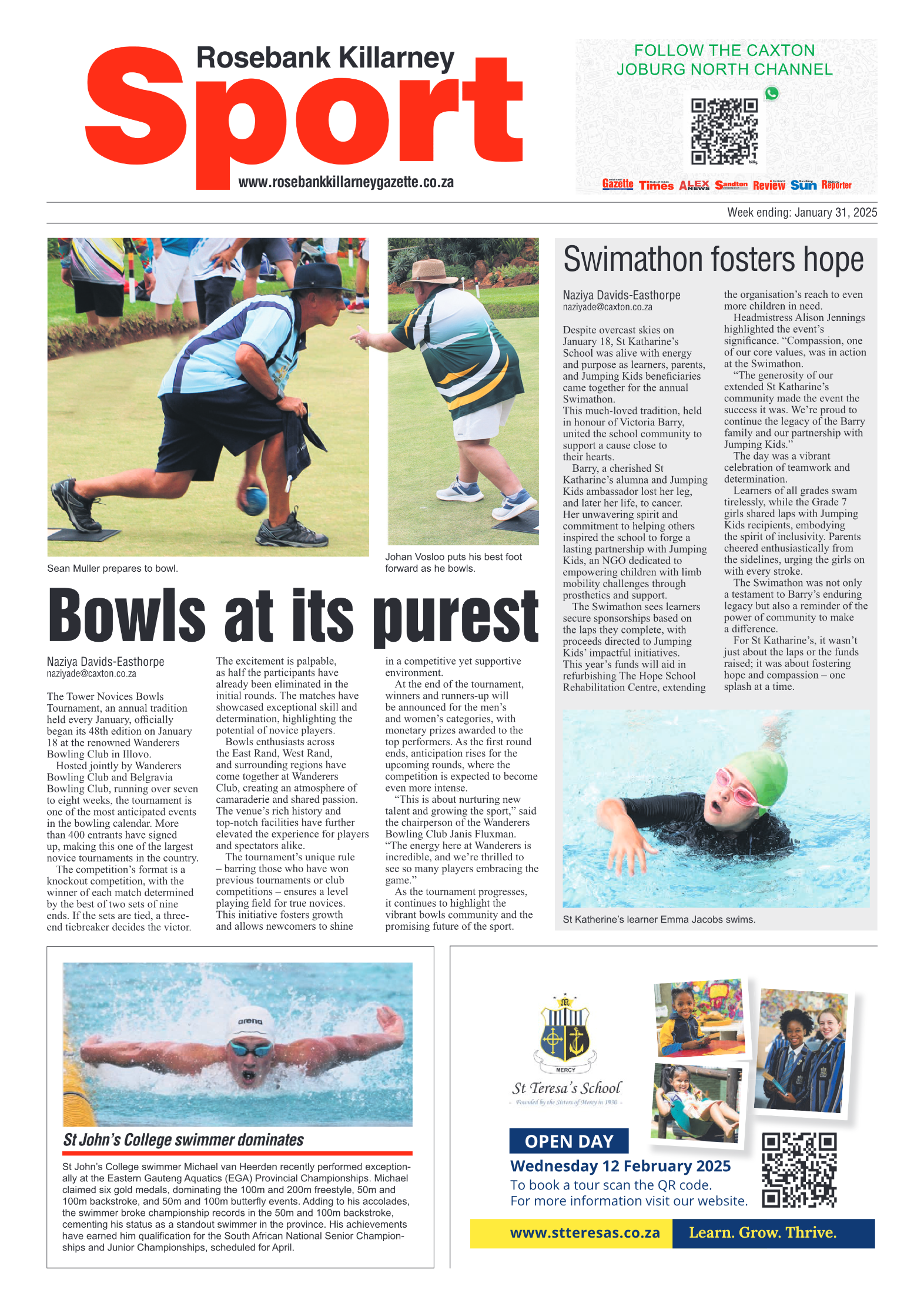 Rosebank Killarney Gazette 31 January 2025 page 8