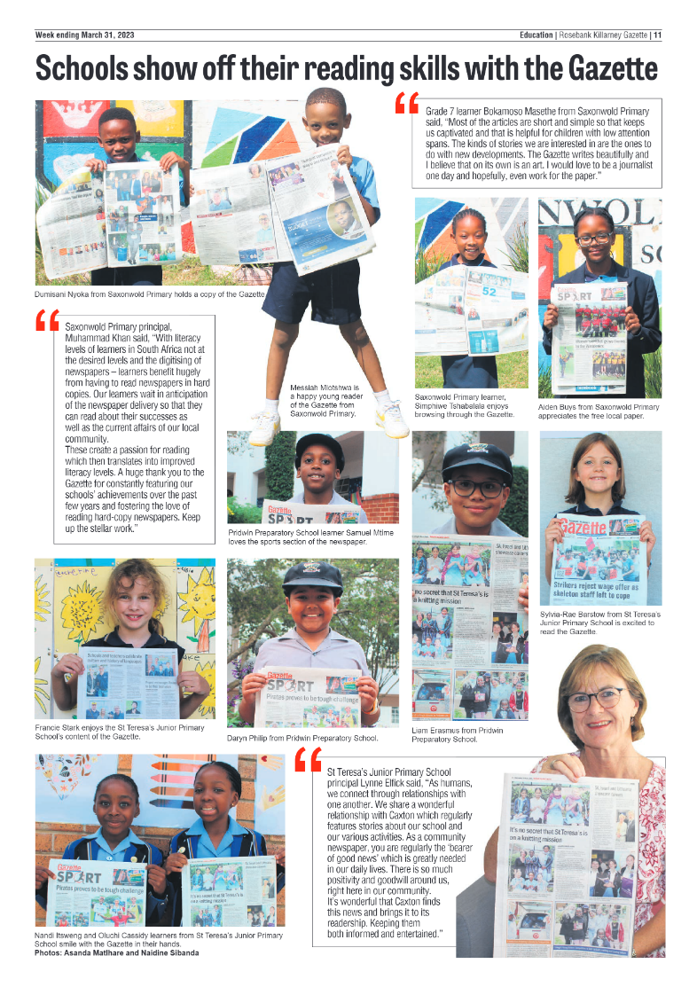Rosebank Killarney Gazette 31 March 2023 page 11