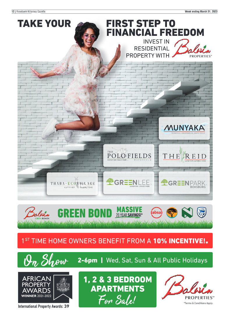 Rosebank Killarney Gazette 31 March 2023 page 12