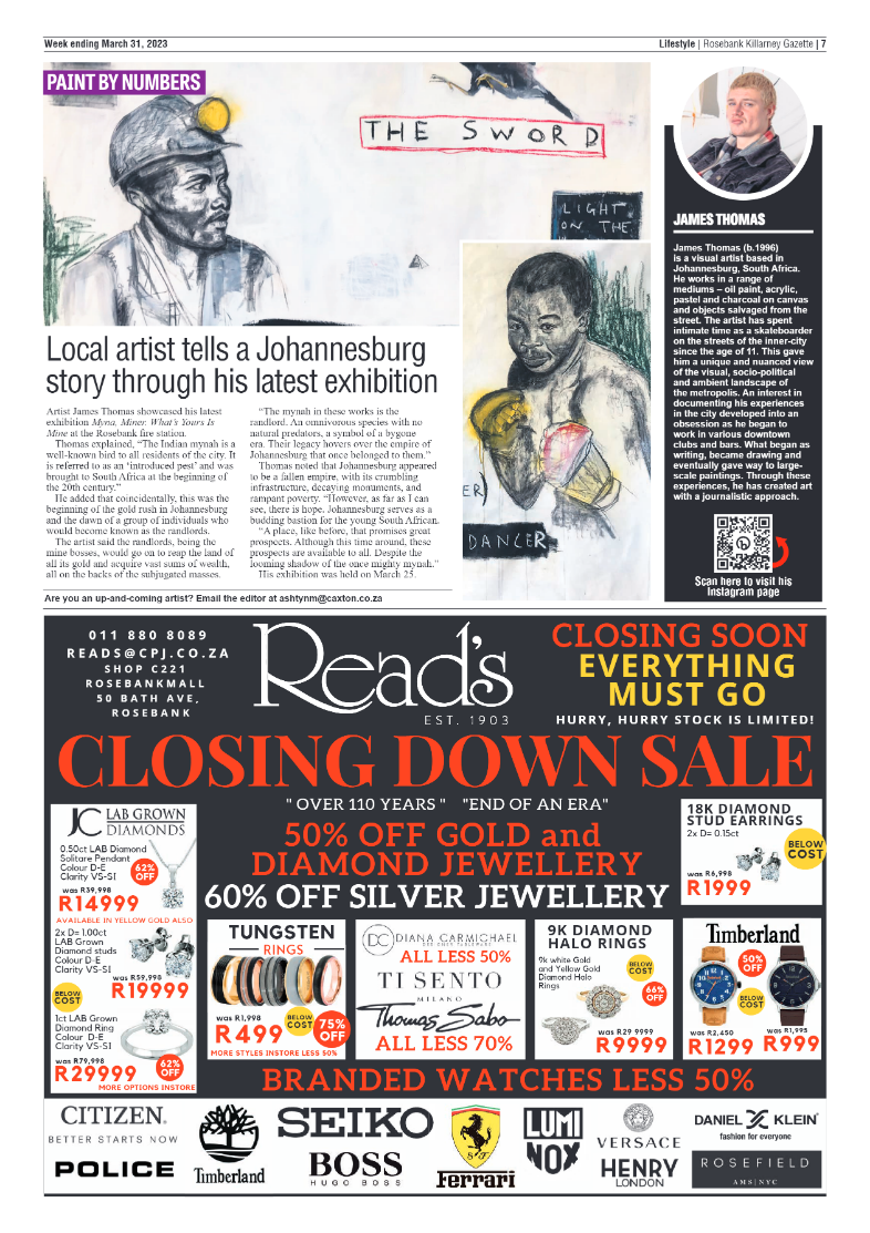 Rosebank Killarney Gazette 31 March 2023 page 7