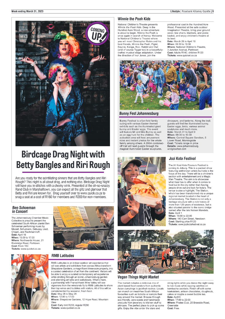 Rosebank Killarney Gazette 31 March 2023 page 9