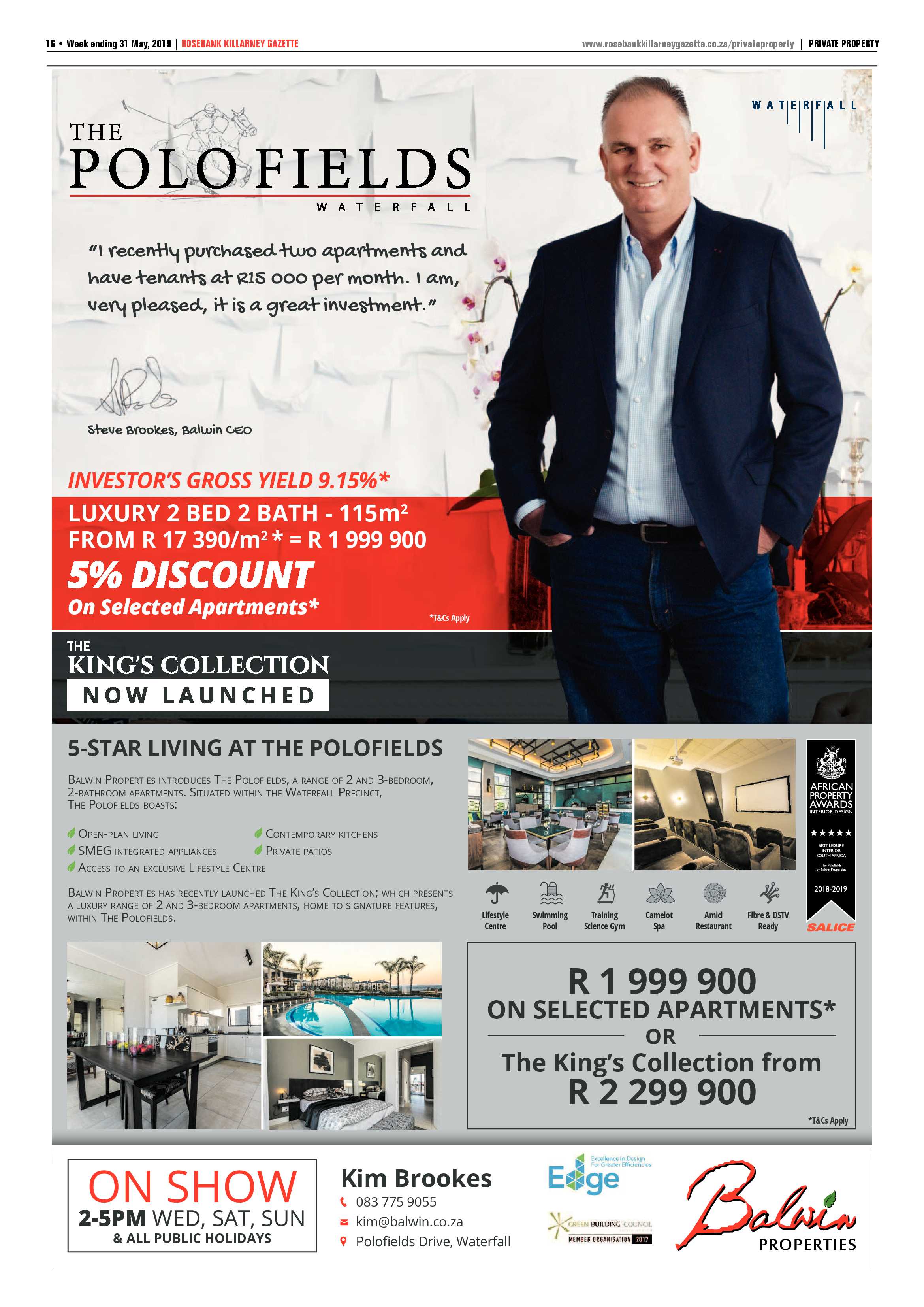 Rosebank Killarney Gazette 31 May, 2019 page 16