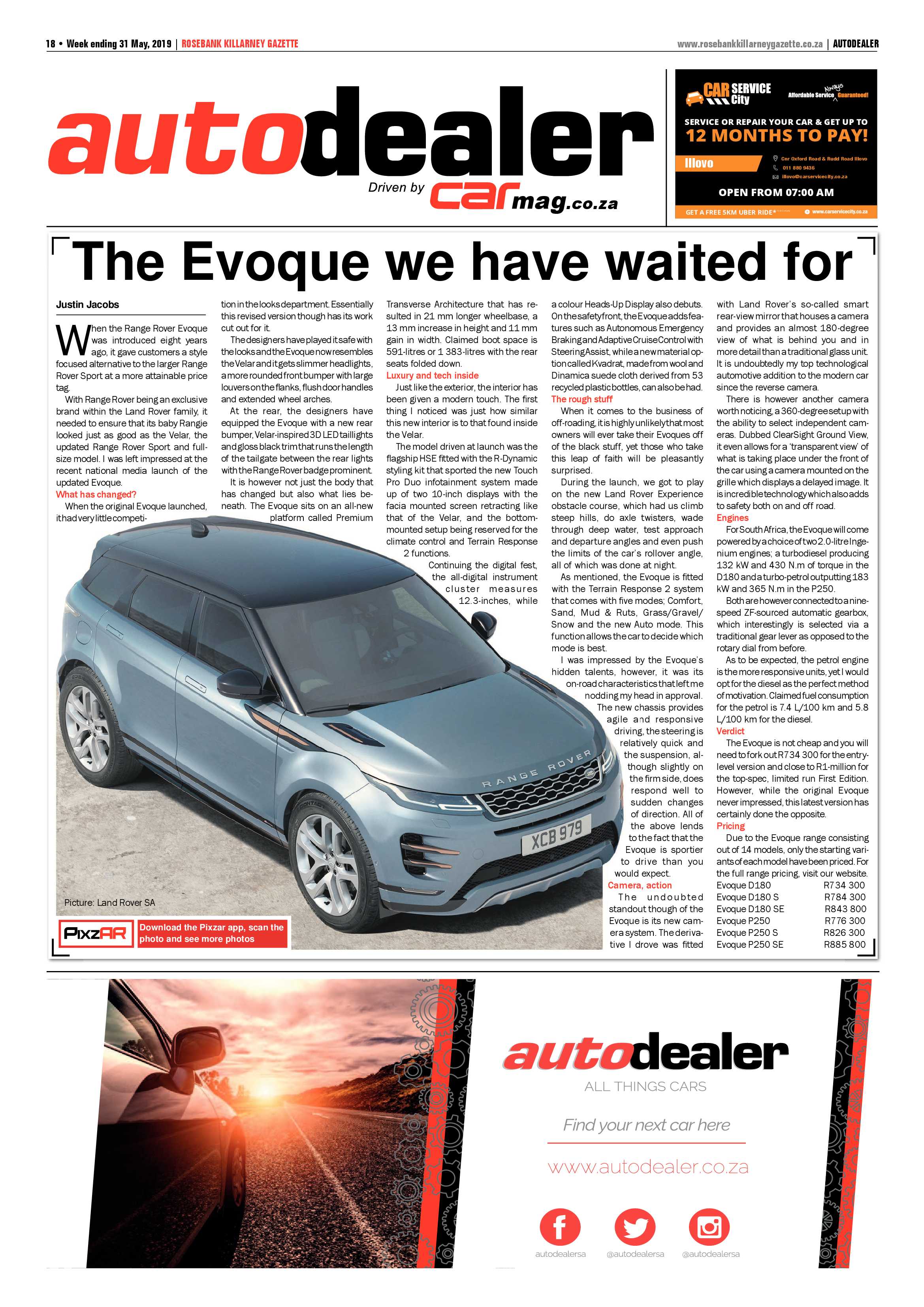Rosebank Killarney Gazette 31 May, 2019 page 18