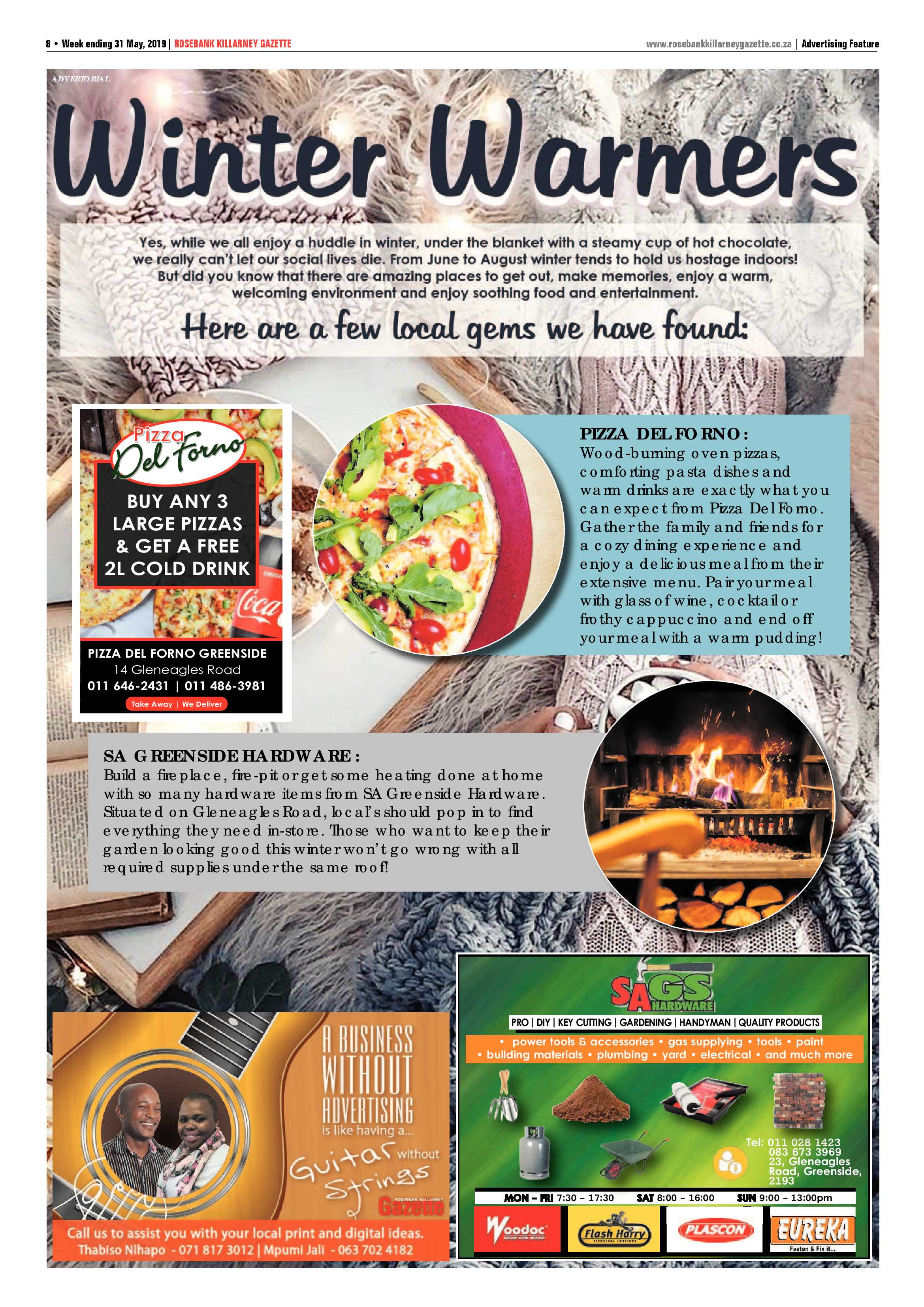 Rosebank Killarney Gazette 31 May, 2019 page 8
