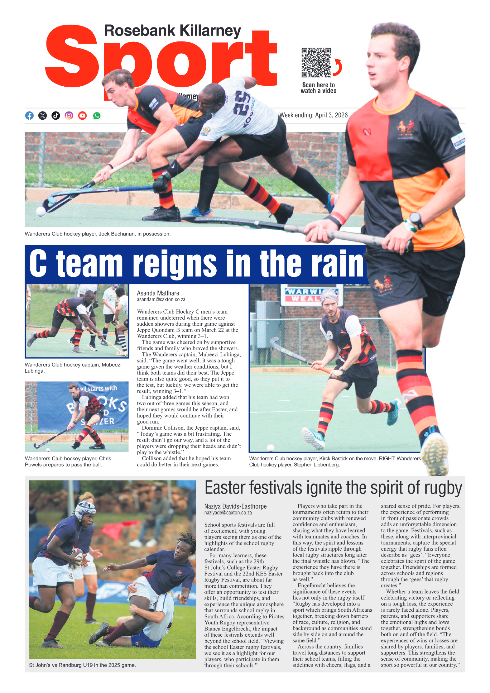 Rosebank Killarney Gazette 3 April 2026 page 8
