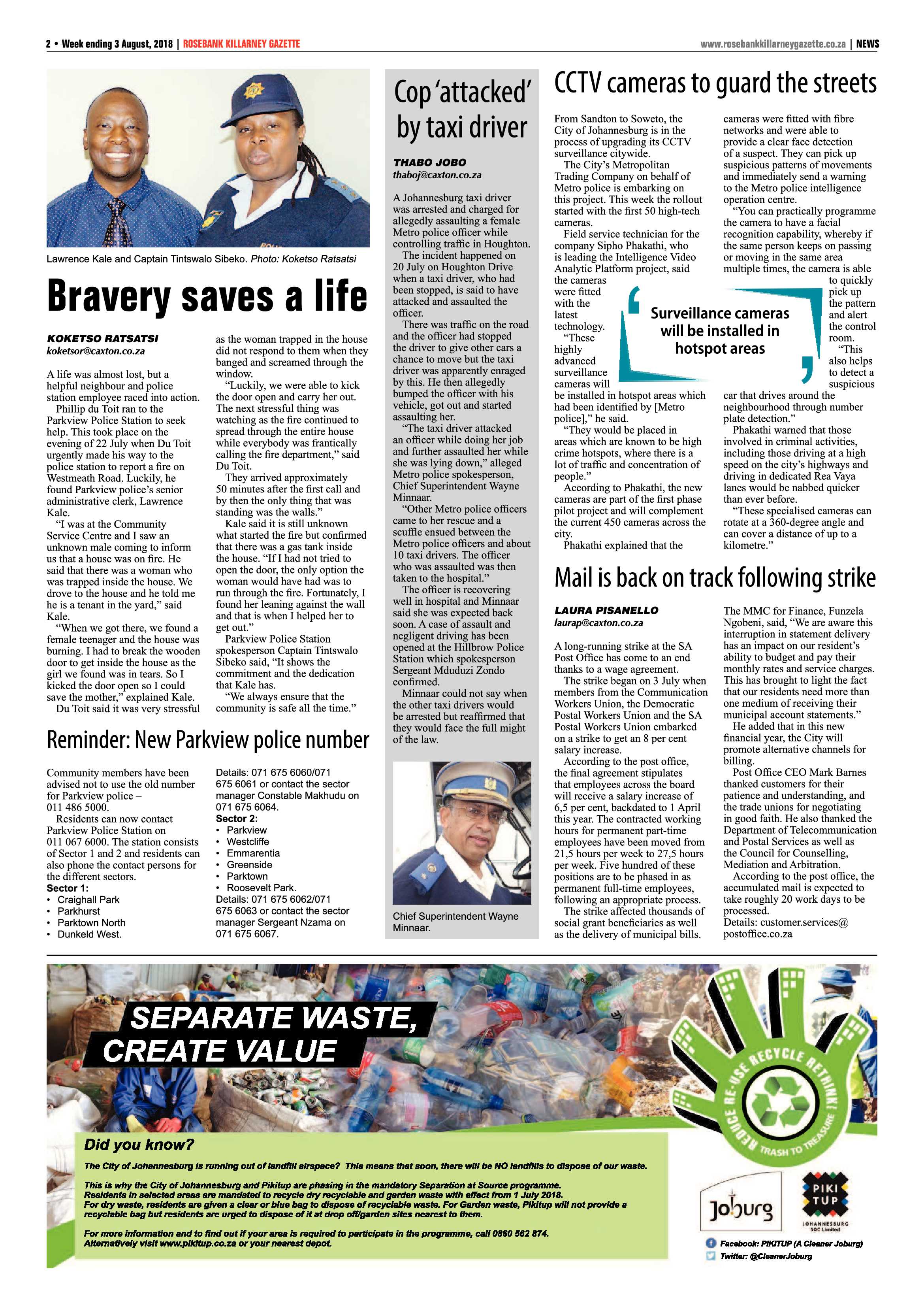 Rosebank Killarney Gazette 3 August 2018 page 2