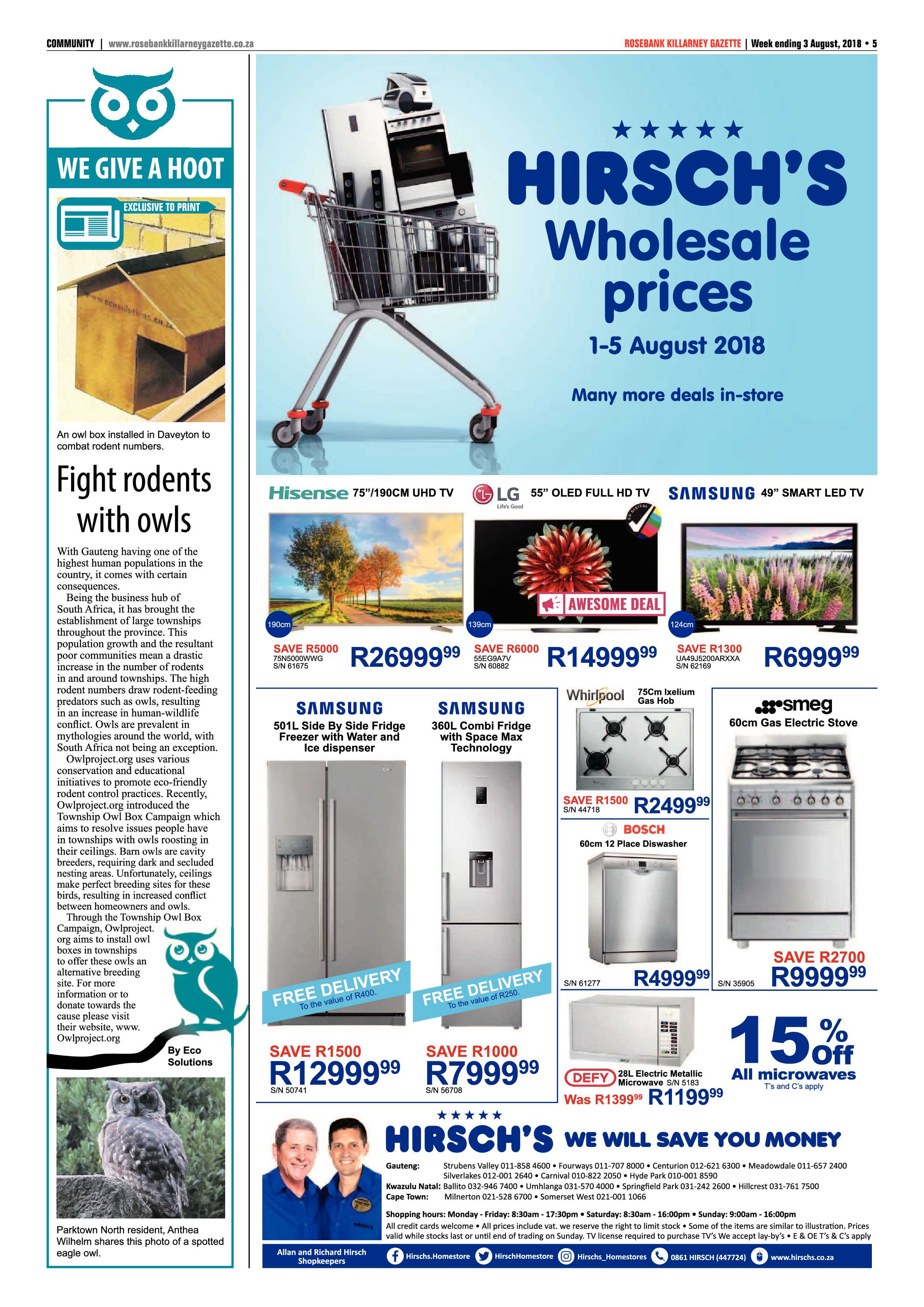 Rosebank Killarney Gazette 3 August 2018 page 5