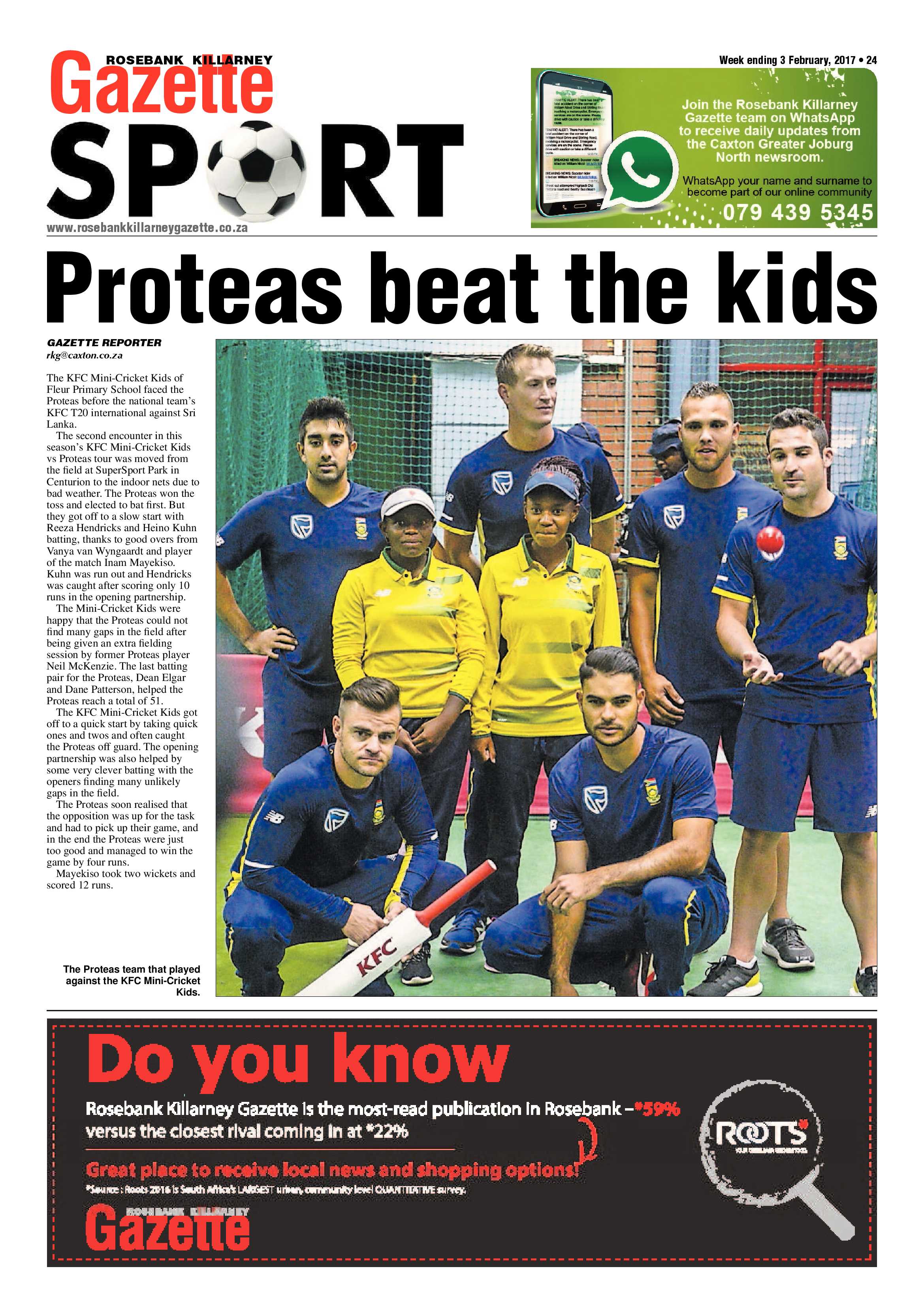 Rosebank Killarney Gazette 3 February, 2017 page 24