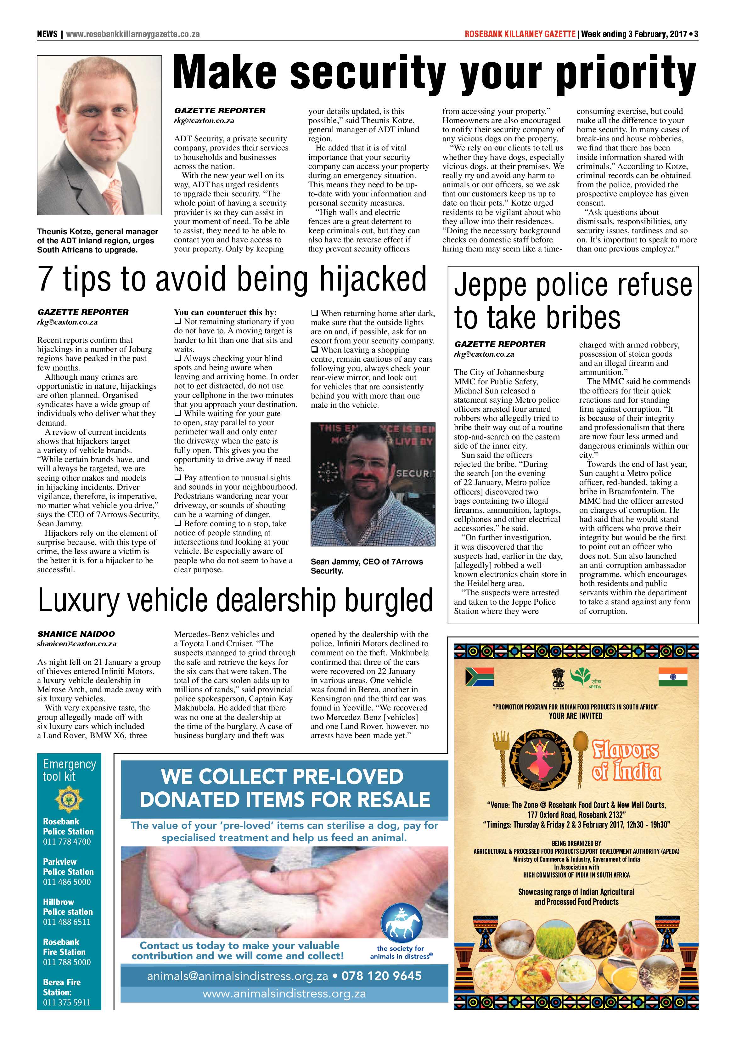 Rosebank Killarney Gazette 3 February, 2017 page 3