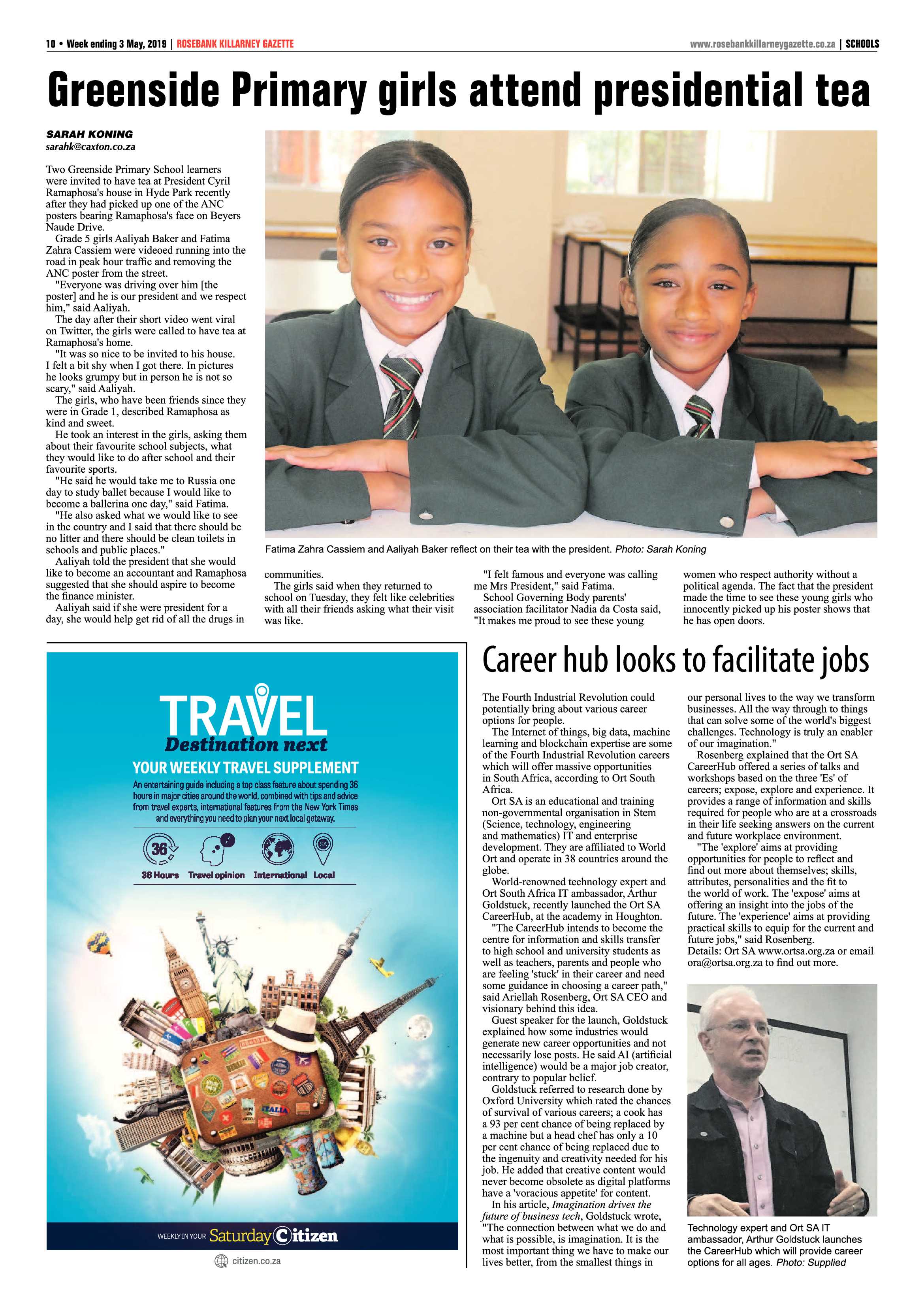 Rosebank Killarney Gazette 3 May, 2019 page 10