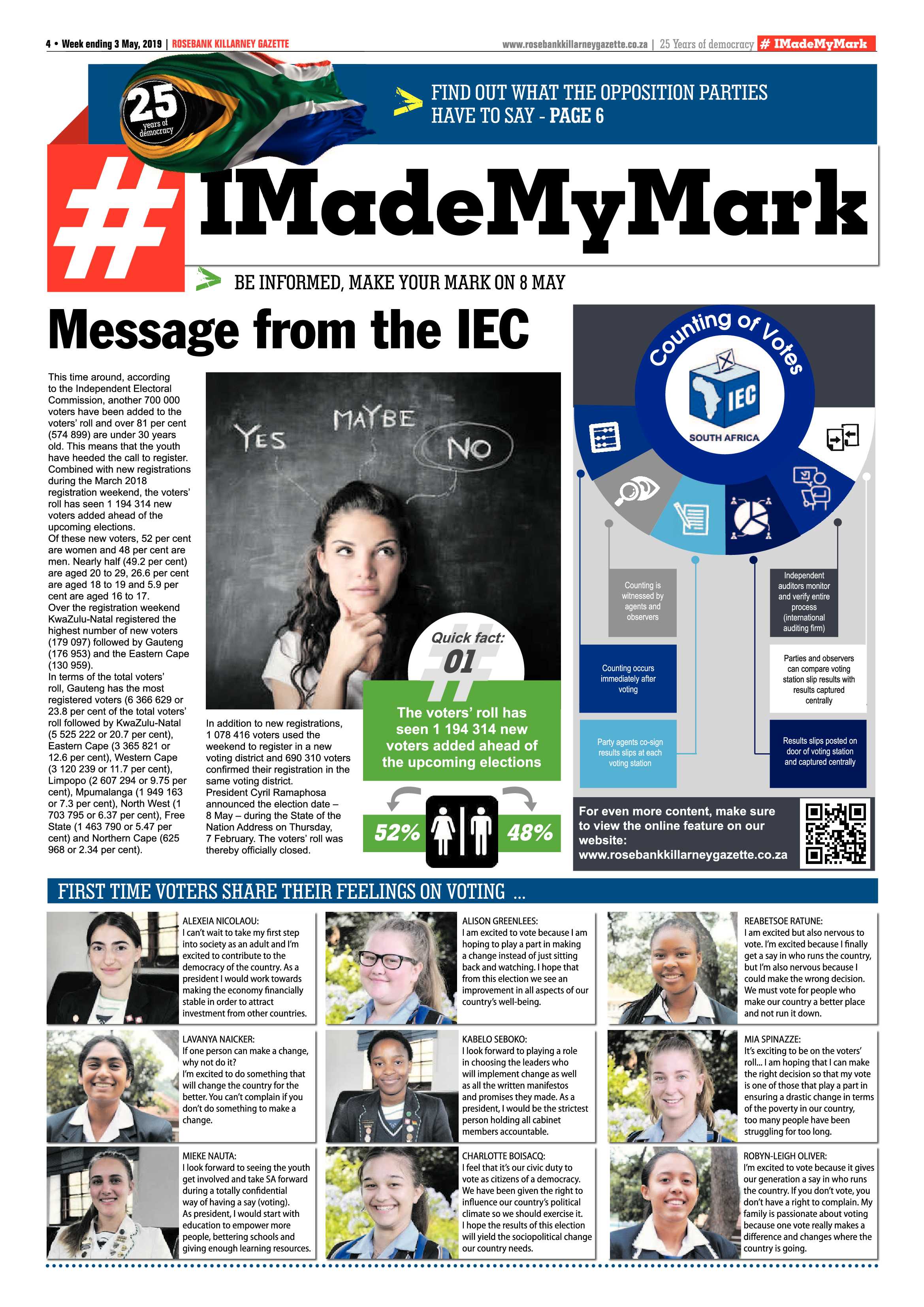 Rosebank Killarney Gazette 3 May, 2019 page 4