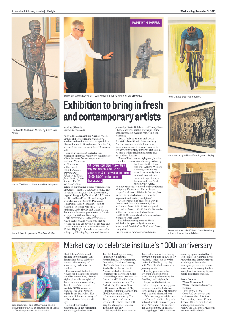 Rosebank Killarney Gazette 3 Novemeber 2023 page 16