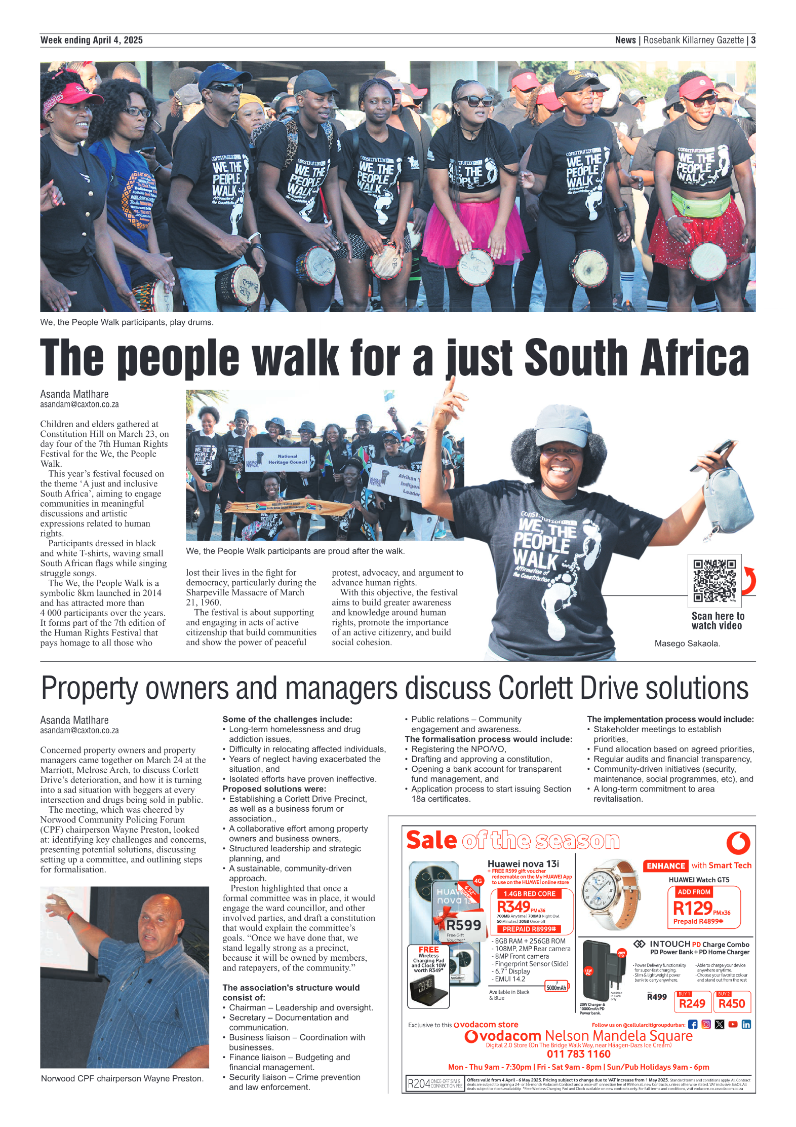 Rosebank Killarney Gazette 4 April 2025 page 3