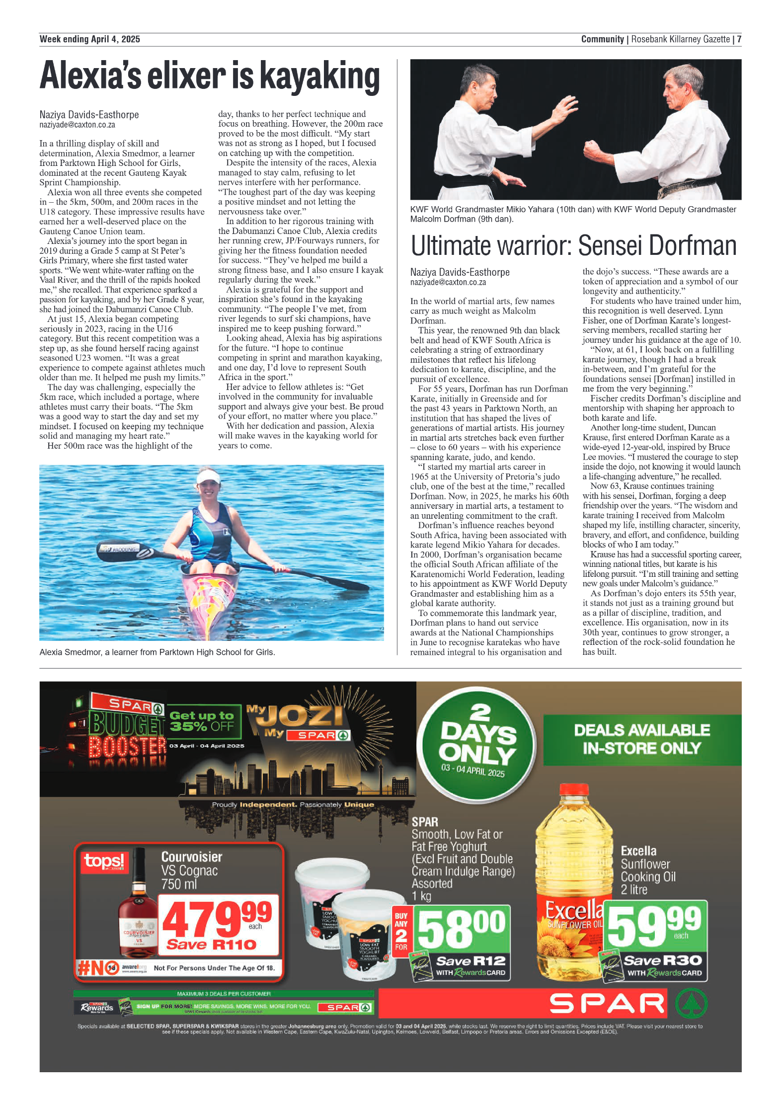 Rosebank Killarney Gazette 4 April 2025 page 7
