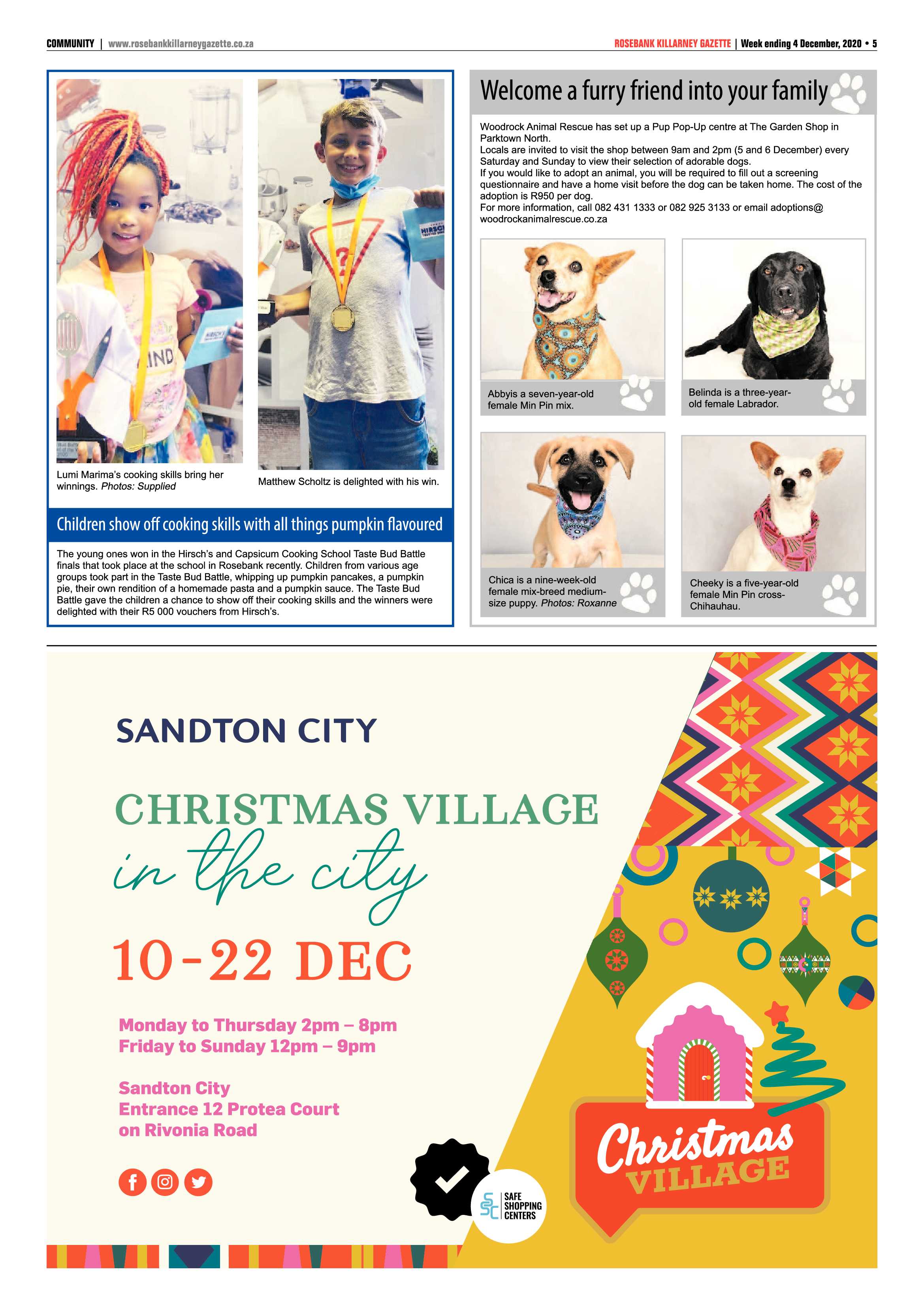 Rosebank Killarney Gazette 4 December 2020 page 5
