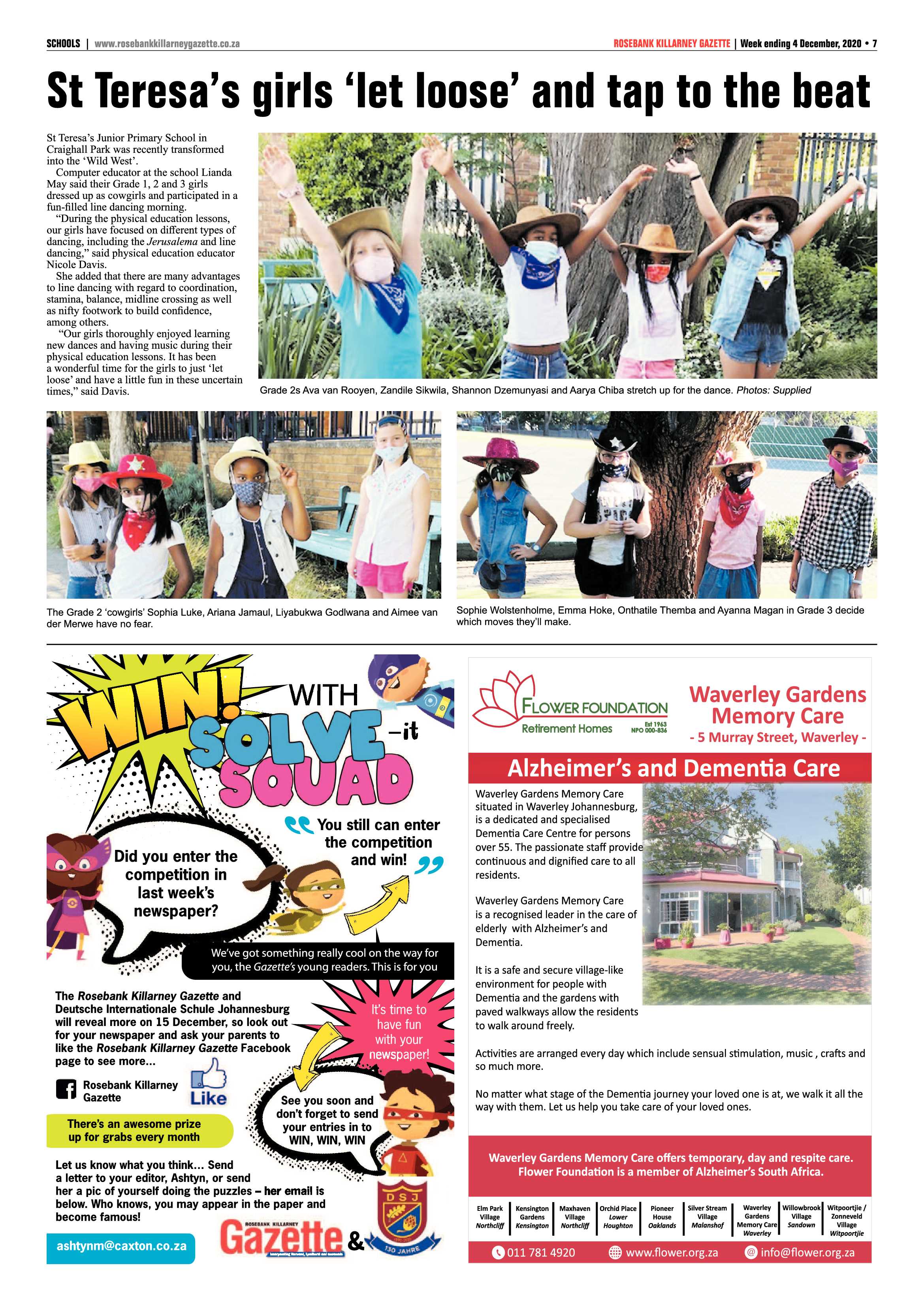 Rosebank Killarney Gazette 4 December 2020 page 7