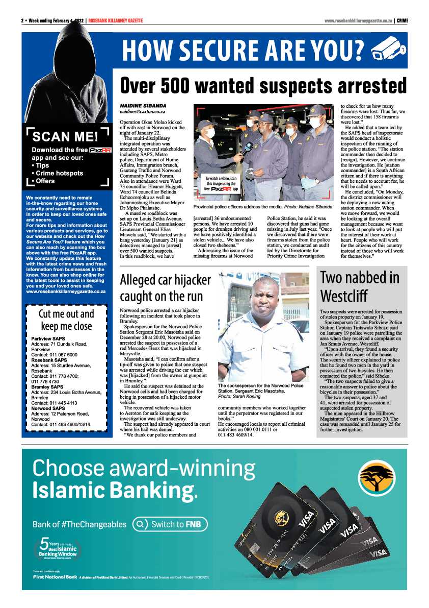 Rosebank Killarney Gazette 4 Friday 2022 page 2