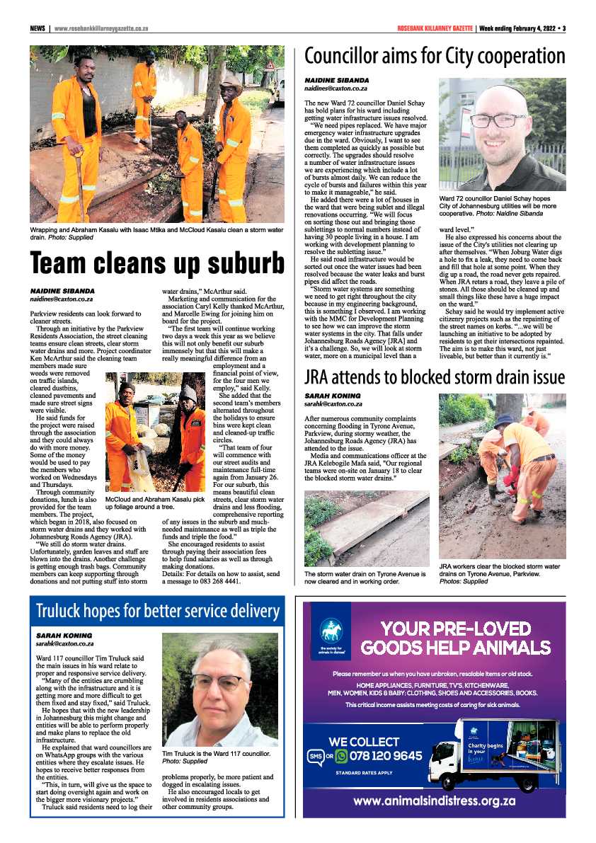 Rosebank Killarney Gazette 4 Friday 2022 page 3