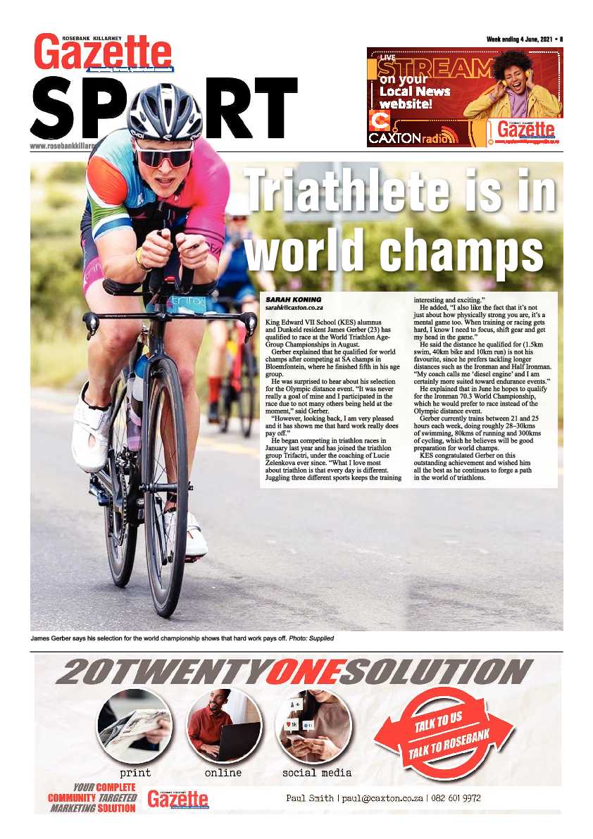 Rosebank Killarney Gazette 4 June 2021 page 8