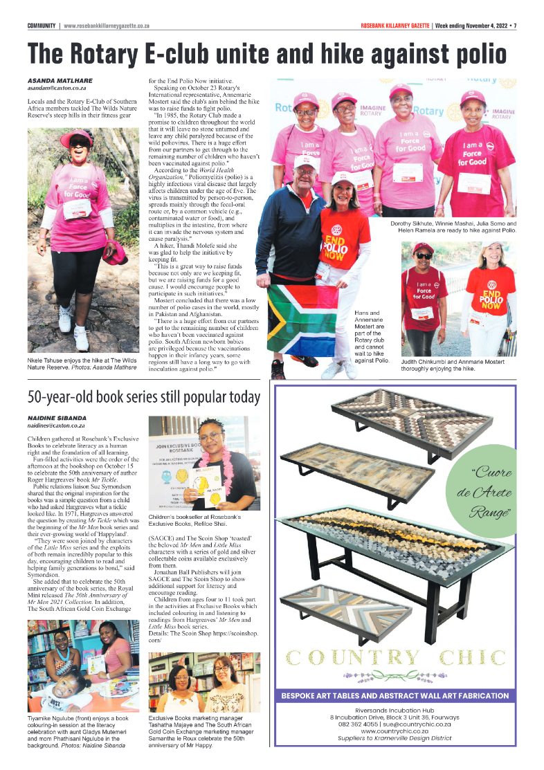 Rosebank Killarney Gazette 4 November 2022 page 15