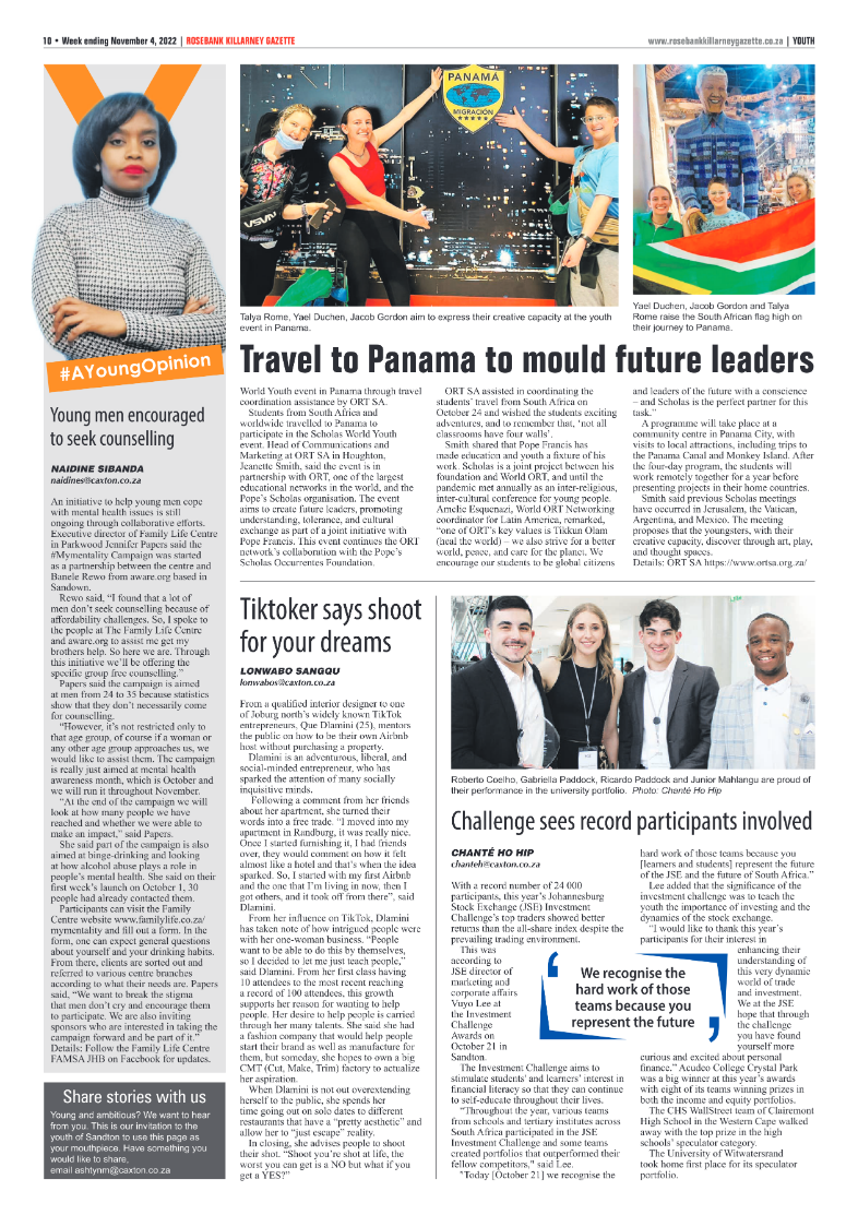 Rosebank Killarney Gazette 4 November 2022 page 18