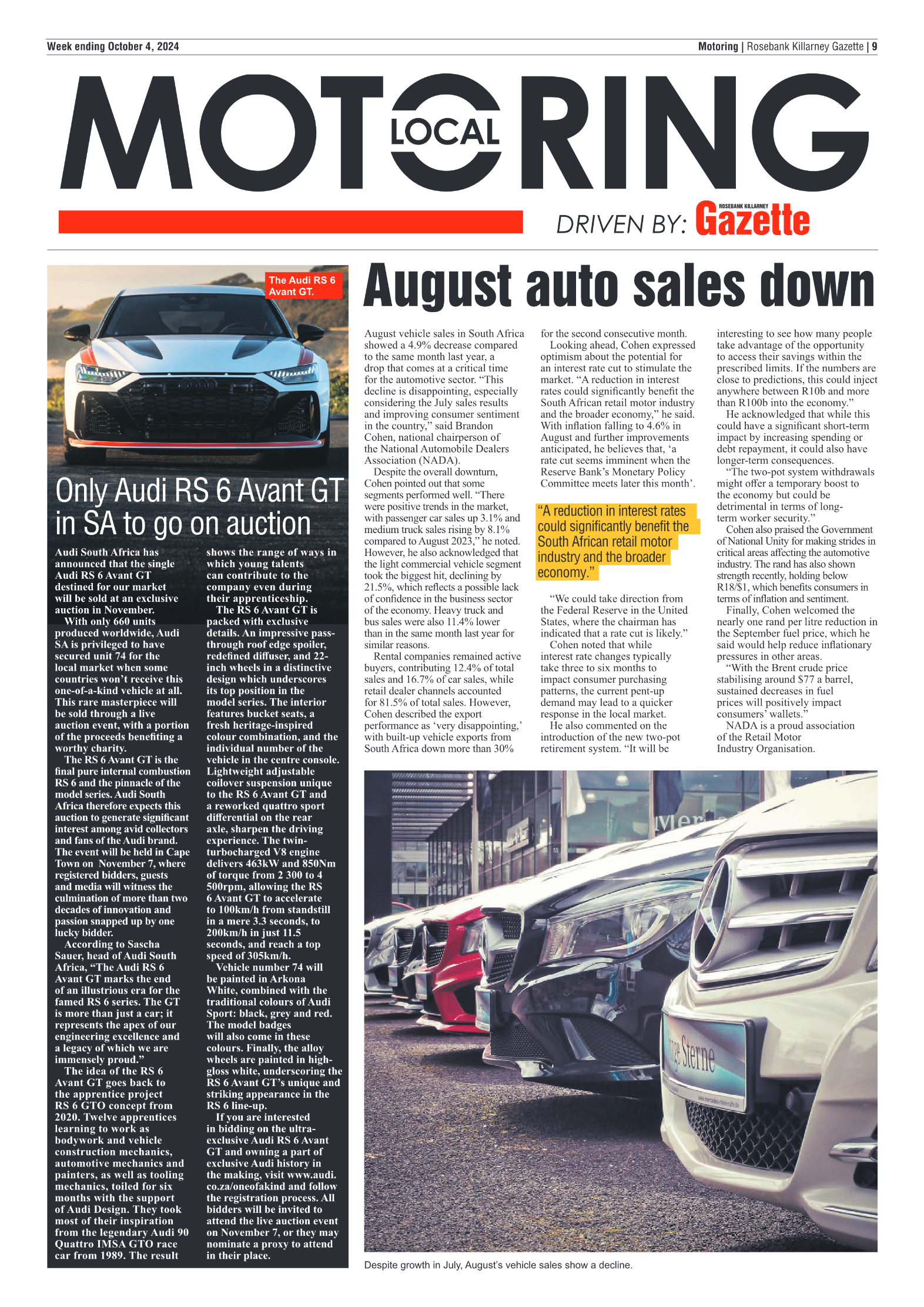 Rosebank Killarney Gazette 4 October 2024 page 9