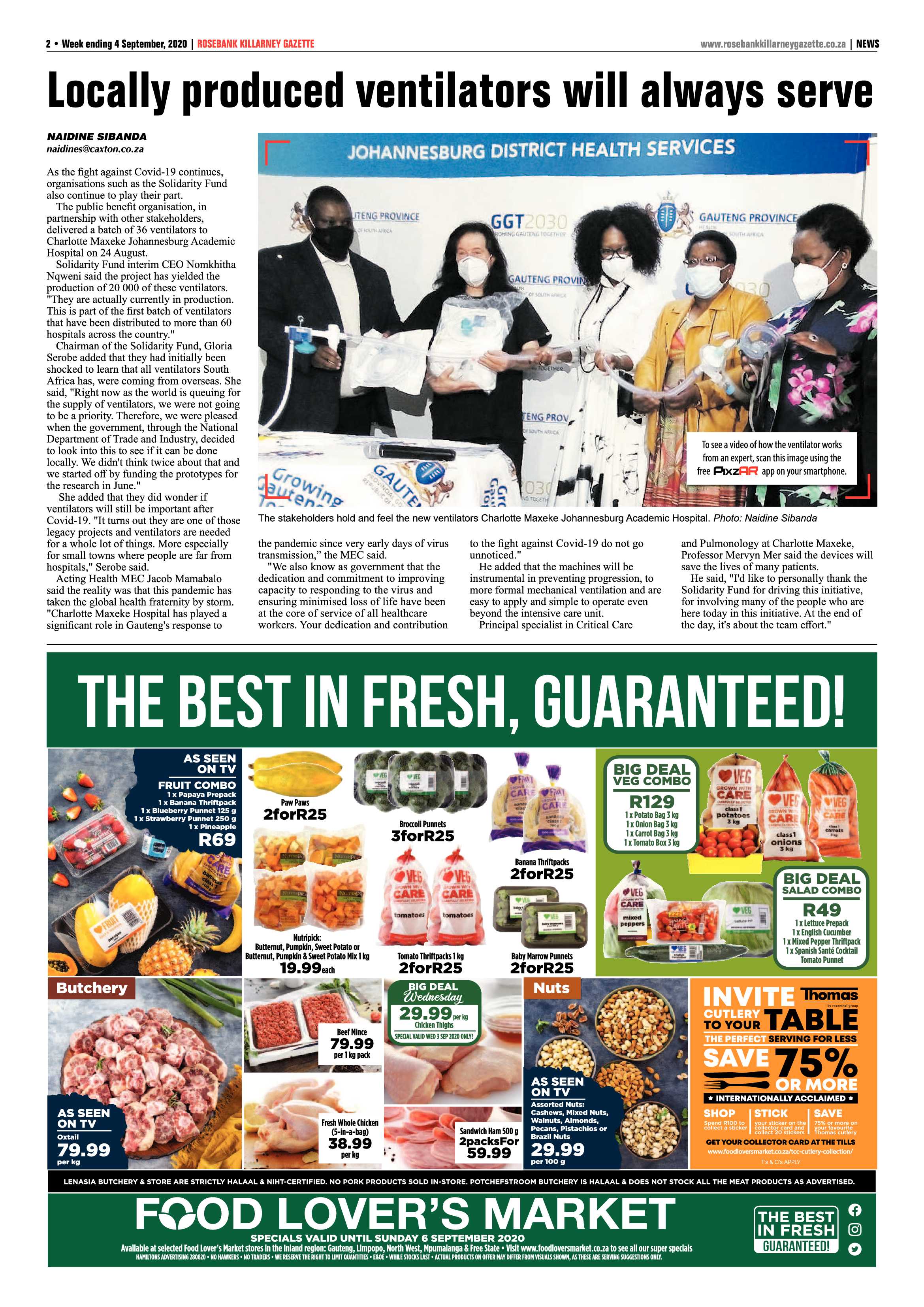 Rosebank Killarney Gazette 04 September 2020 page 2