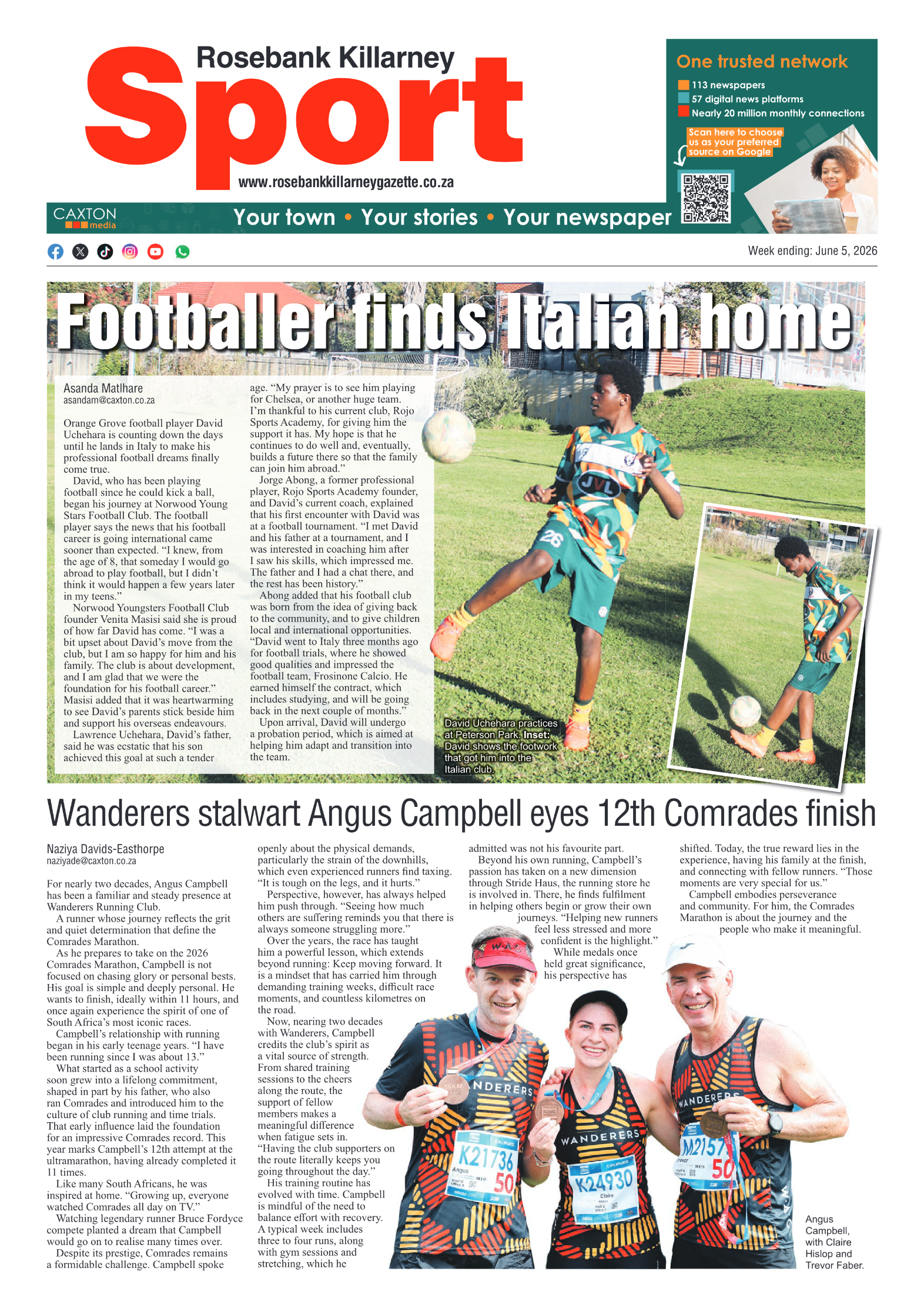 Rosebank Killarney Gazette 5 June 2026 page 8