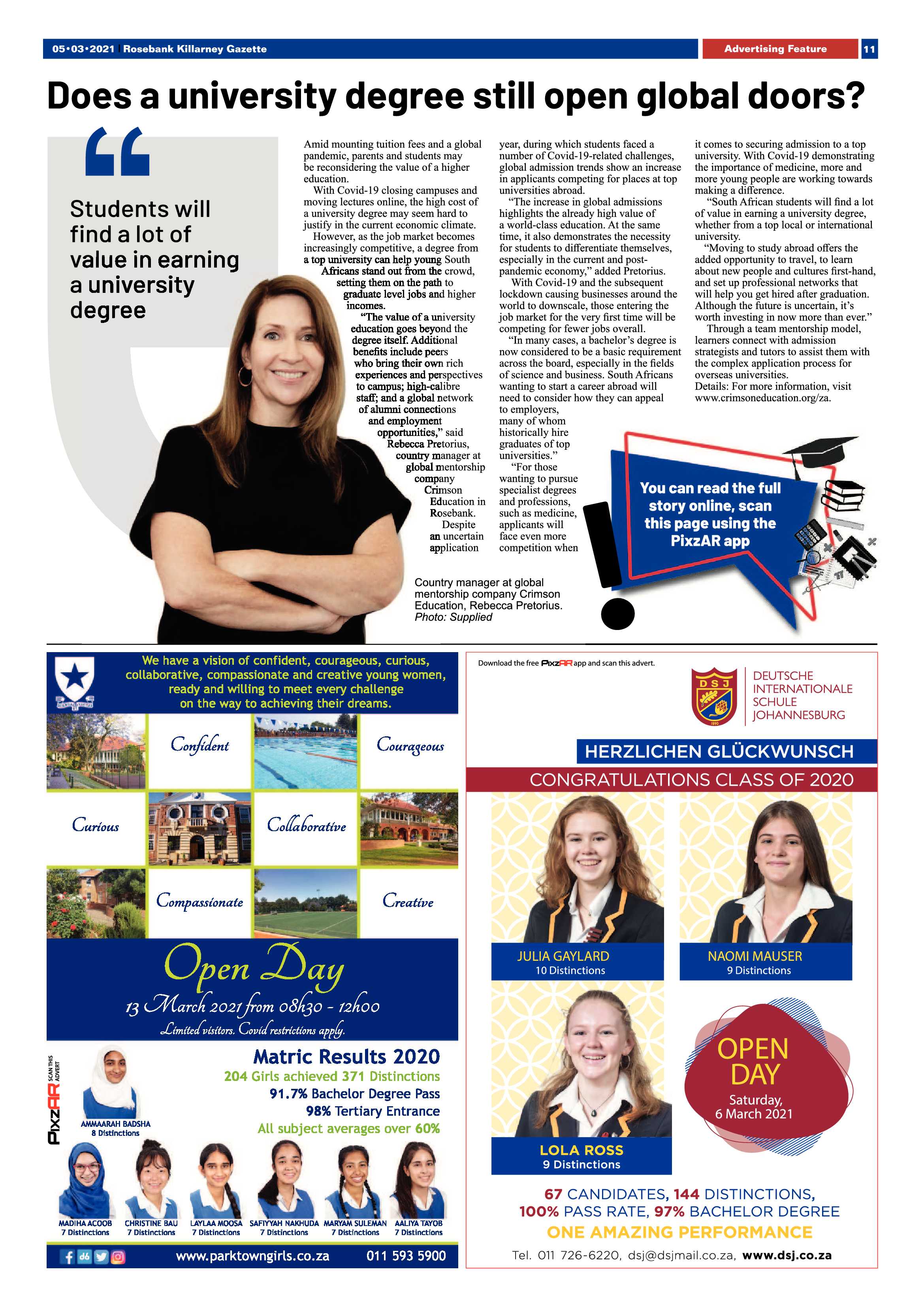 Rosebank Killarney Gazette 5 March 2021 page 11