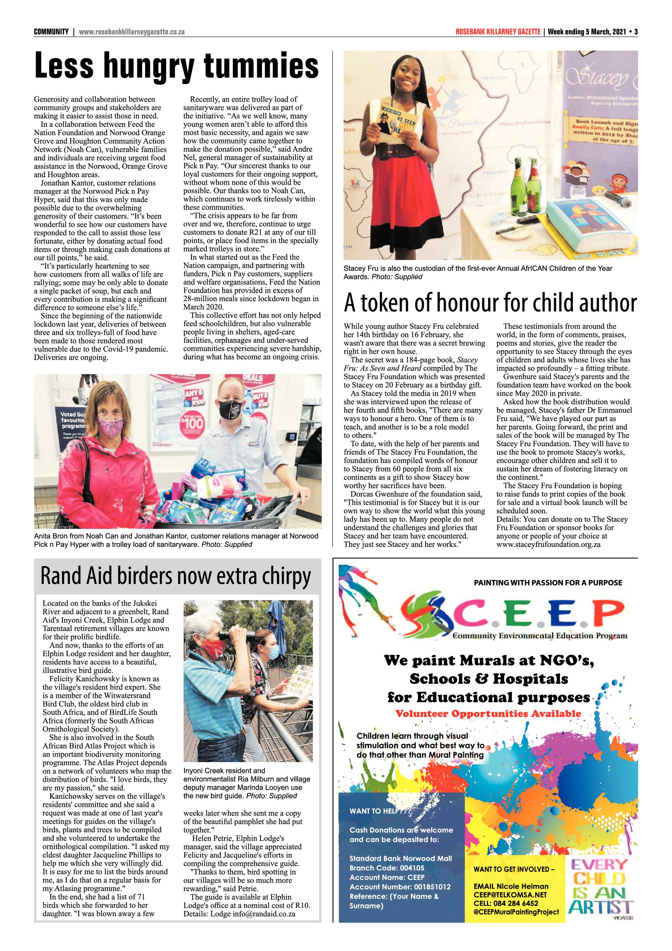 Rosebank Killarney Gazette 5 March 2021 page 3