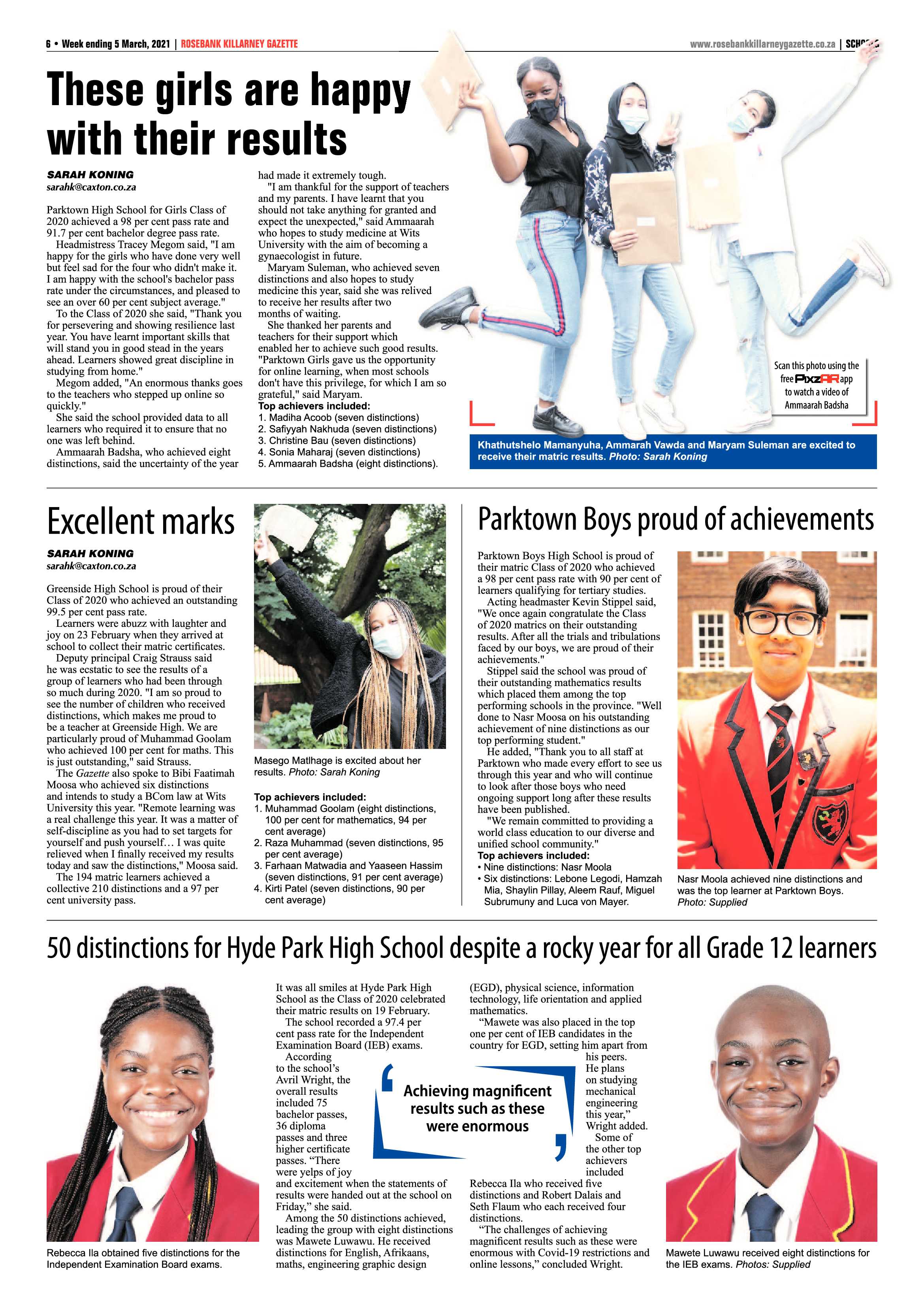 Rosebank Killarney Gazette 5 March 2021 page 6