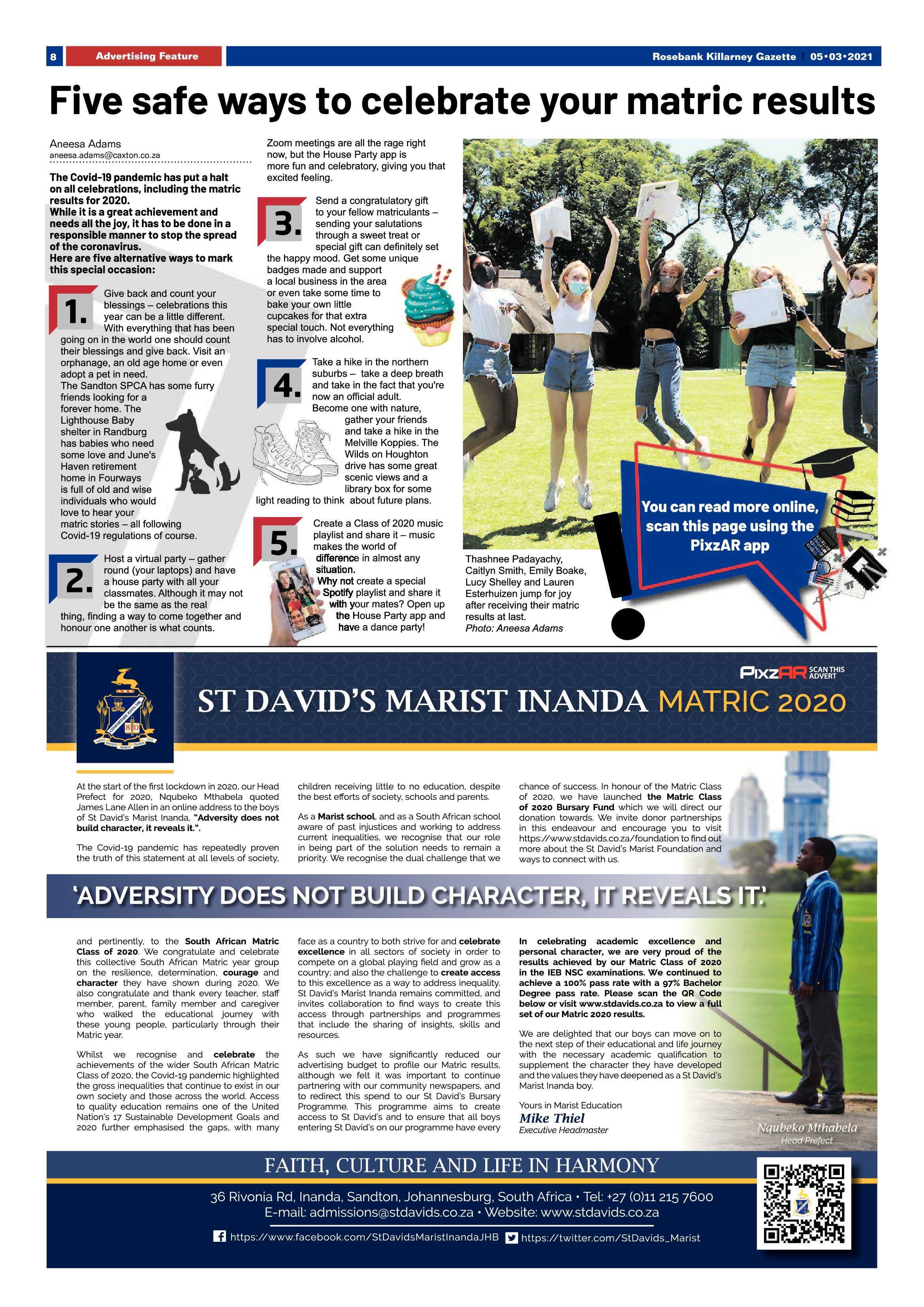 Rosebank Killarney Gazette 5 March 2021 page 8