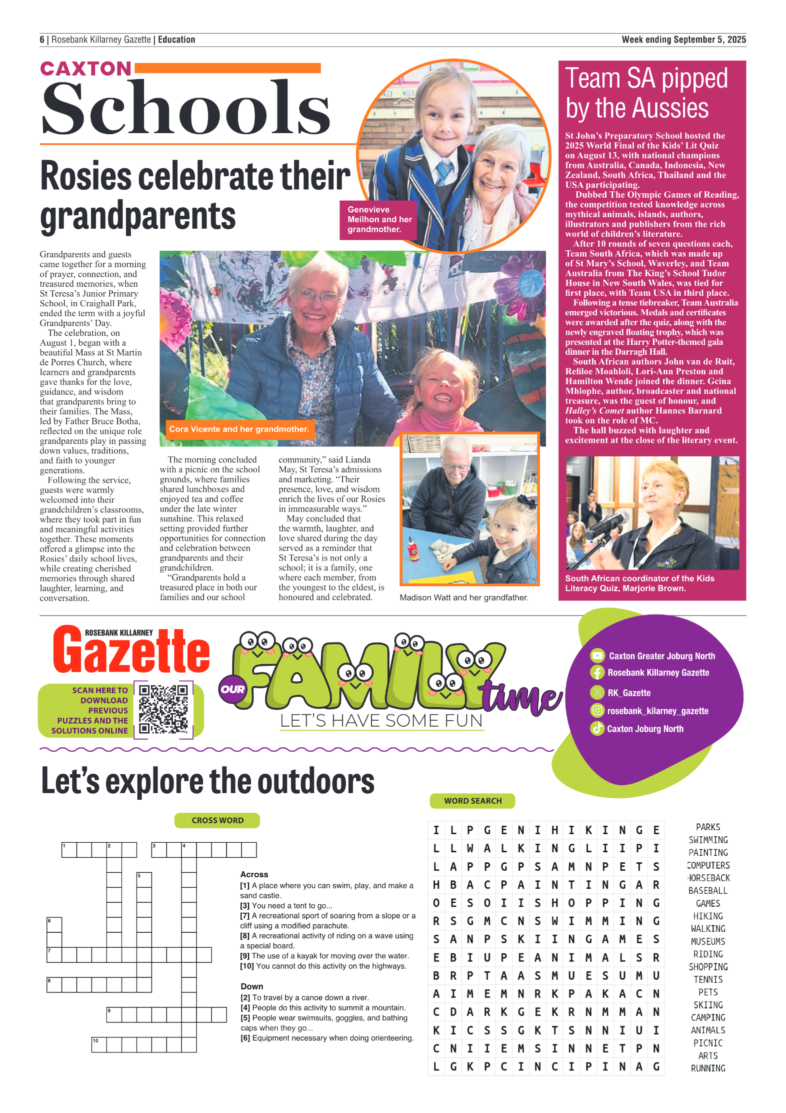 Rosebank Killarney Gazette 5 September 2025 page 6