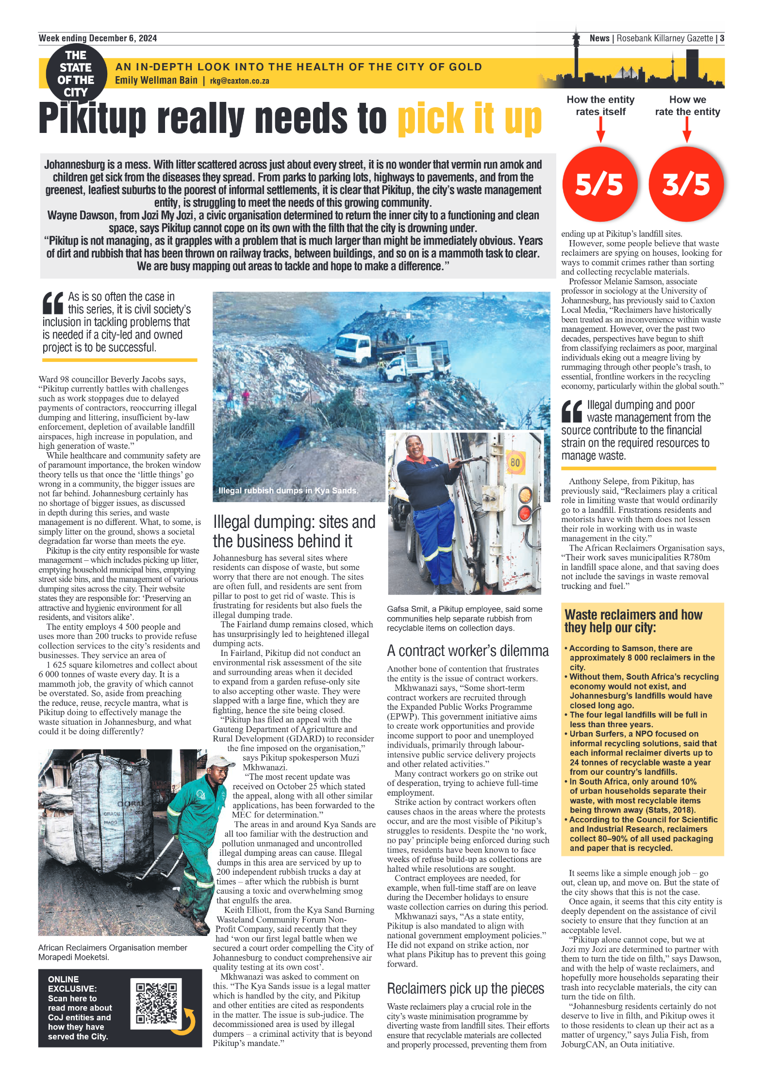 Rosebank Killarney Gazette 6 December 2024 page 3
