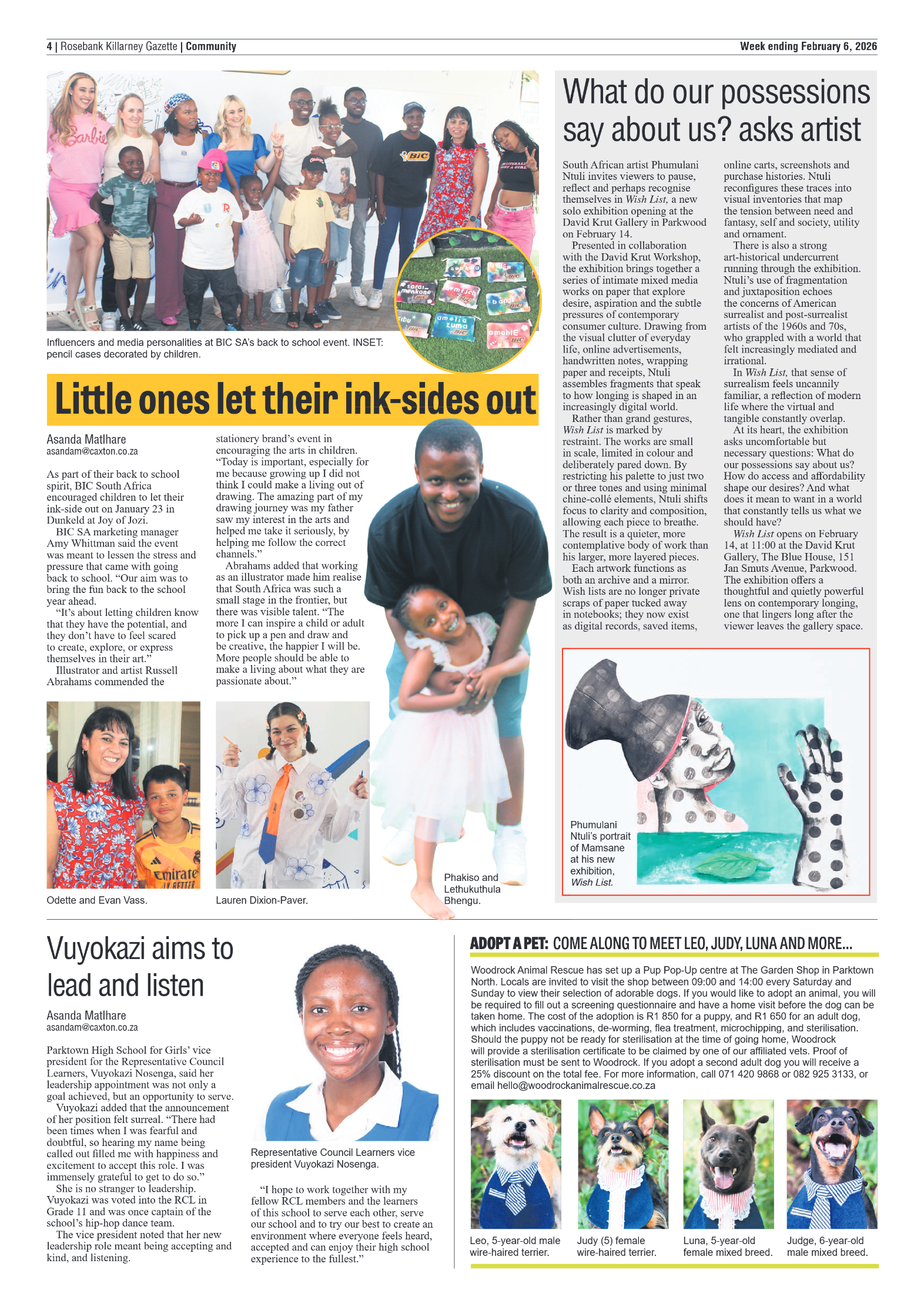 Rosebank Killarney Gazette 6 February 2026 page 4