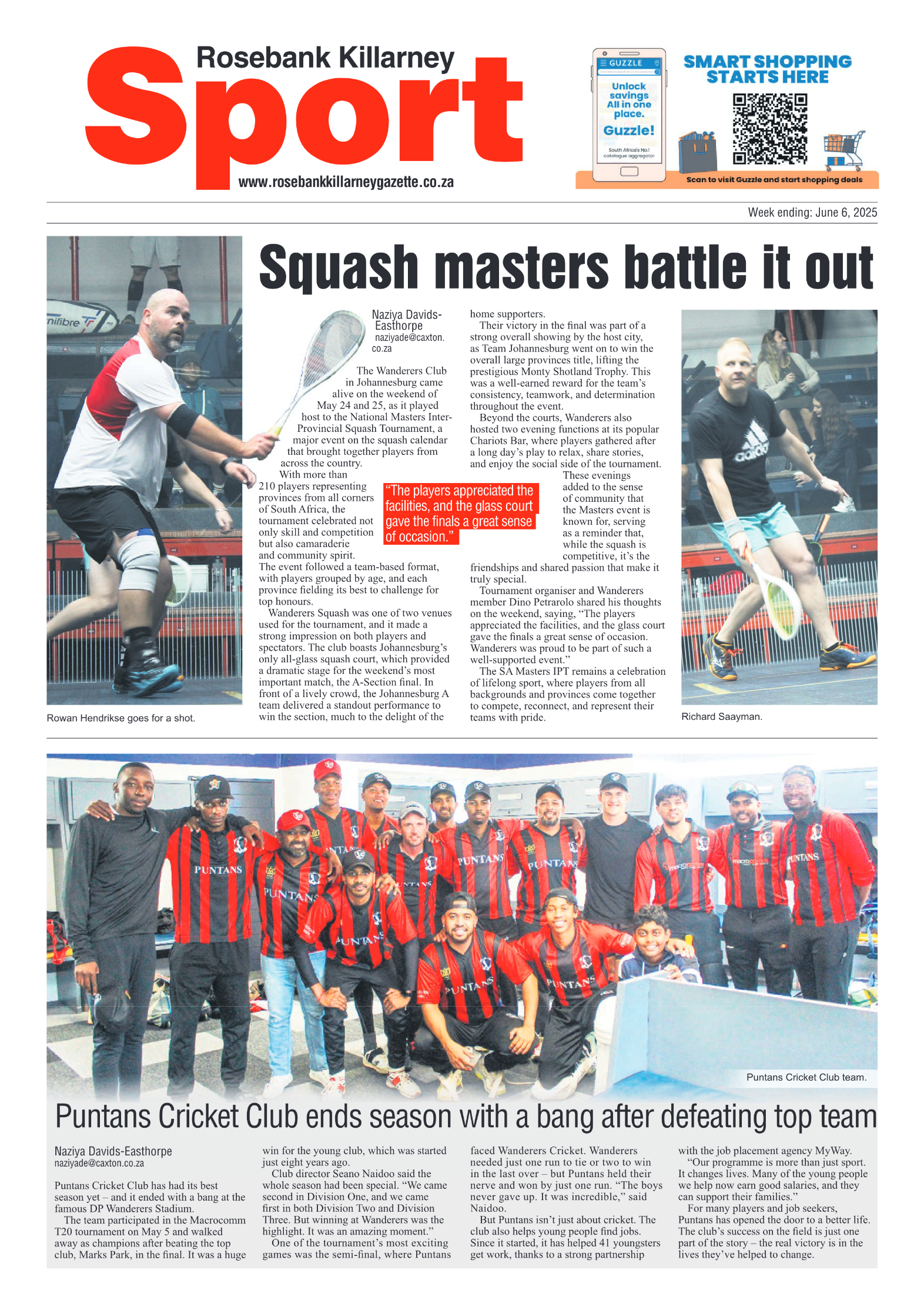 Rosebank Killarney Gazette 6 June 2025 page 8