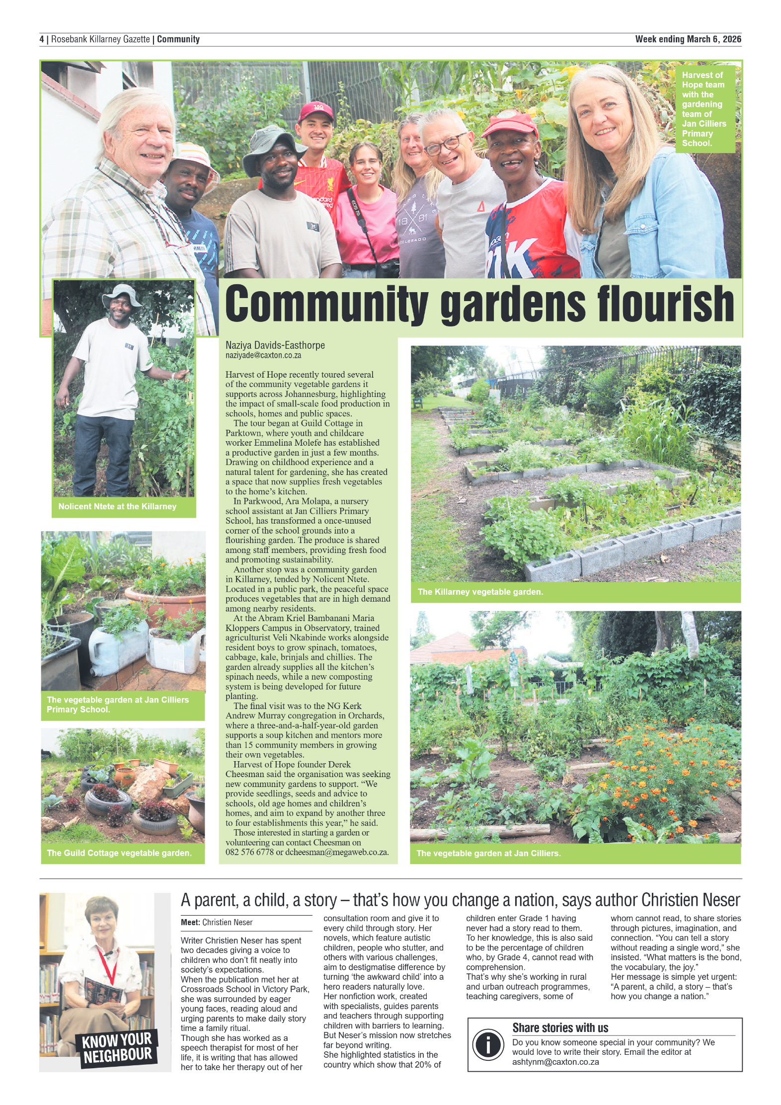 Rosebank Killarney Gazette 6 March 2026 page 4