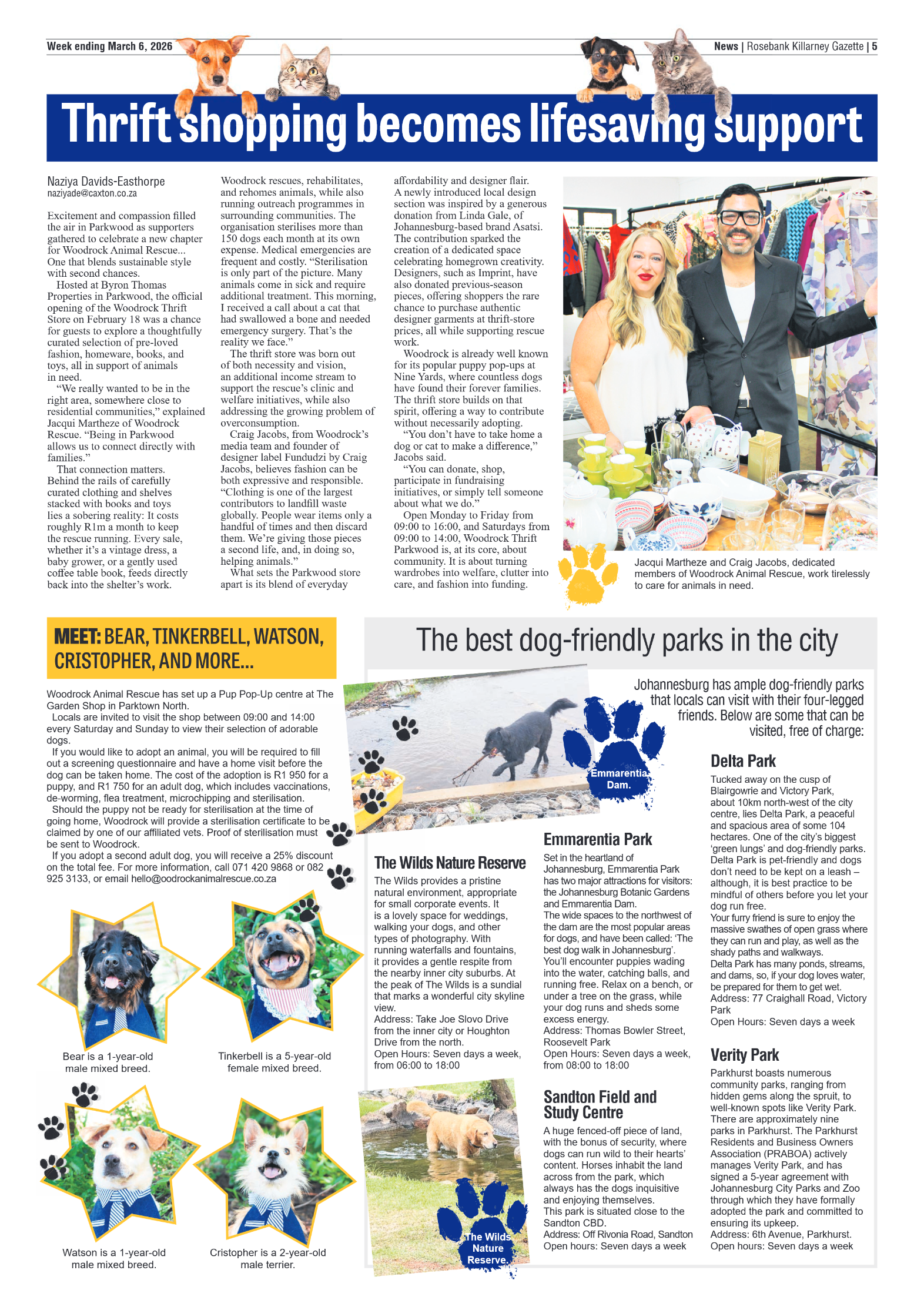 Rosebank Killarney Gazette 6 March 2026 page 5