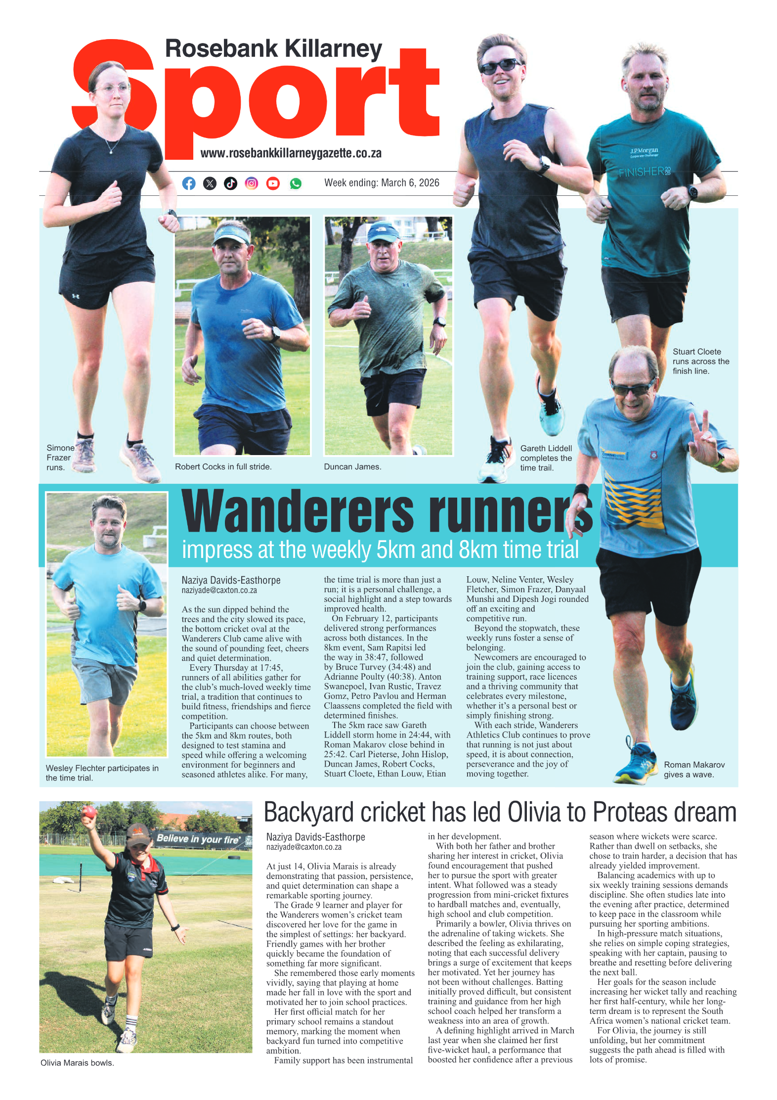 Rosebank Killarney Gazette 6 March 2026 page 8