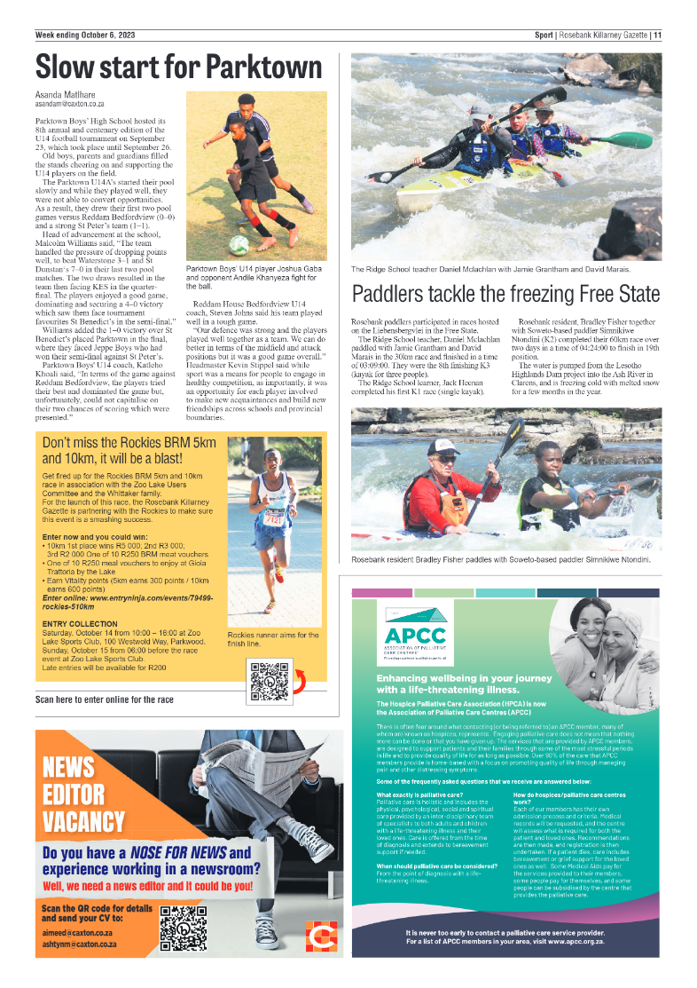 Rosebank Killarney Gazette 6 October 2023 page 11