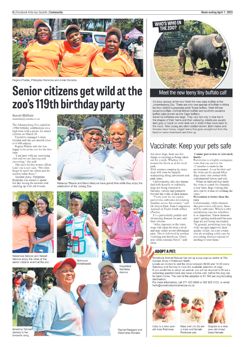 Rosebank Killarney Gazette 7 April 2023 page 8